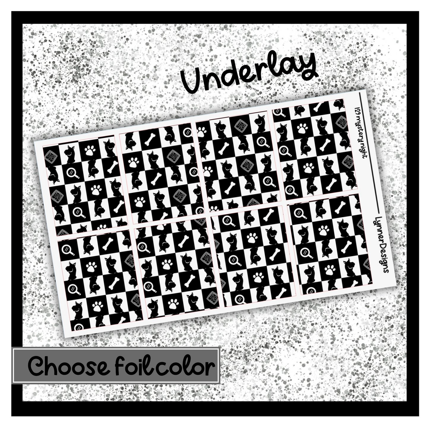 129 Mystery Night - Underlays