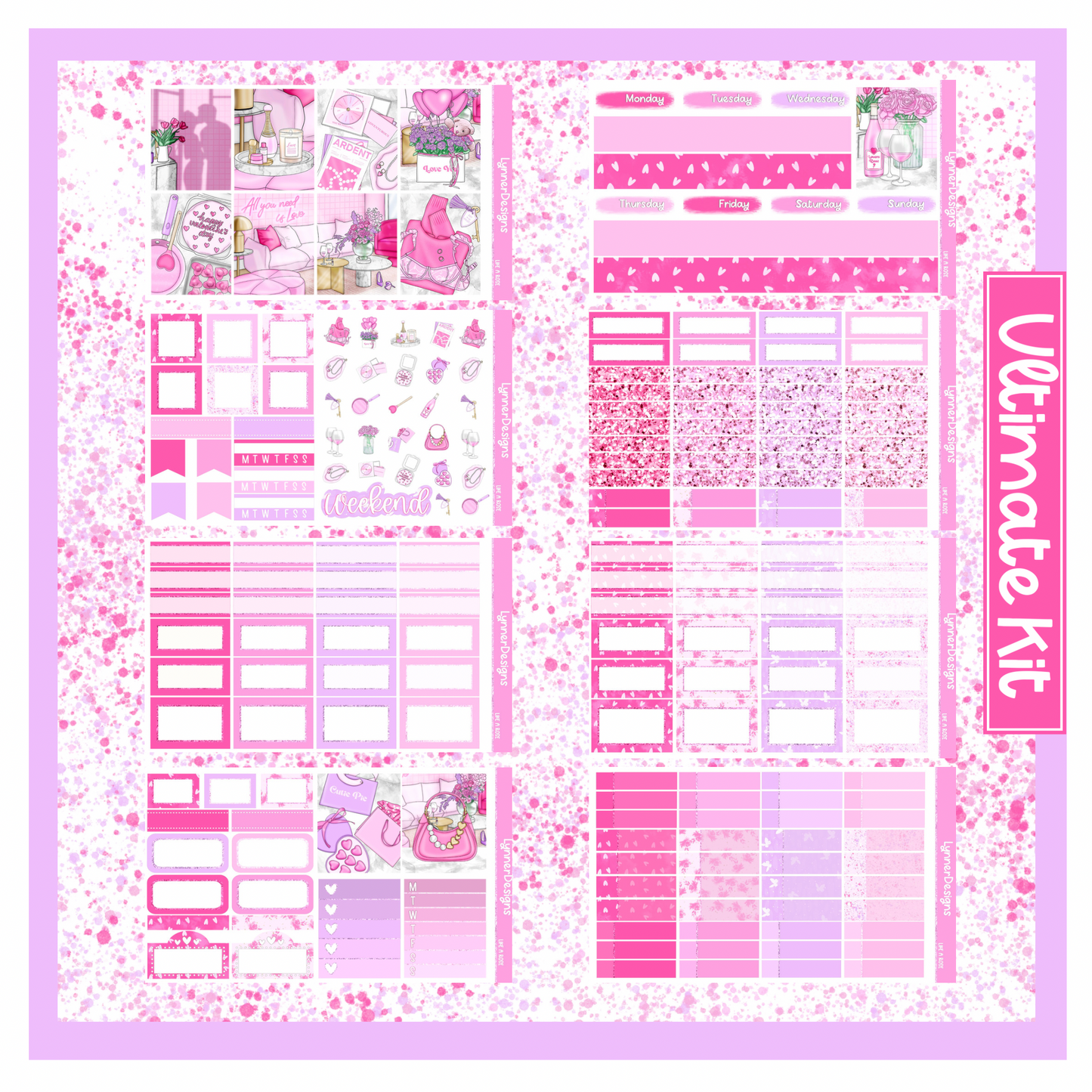 Printable - Like a Rose Weekly Kit