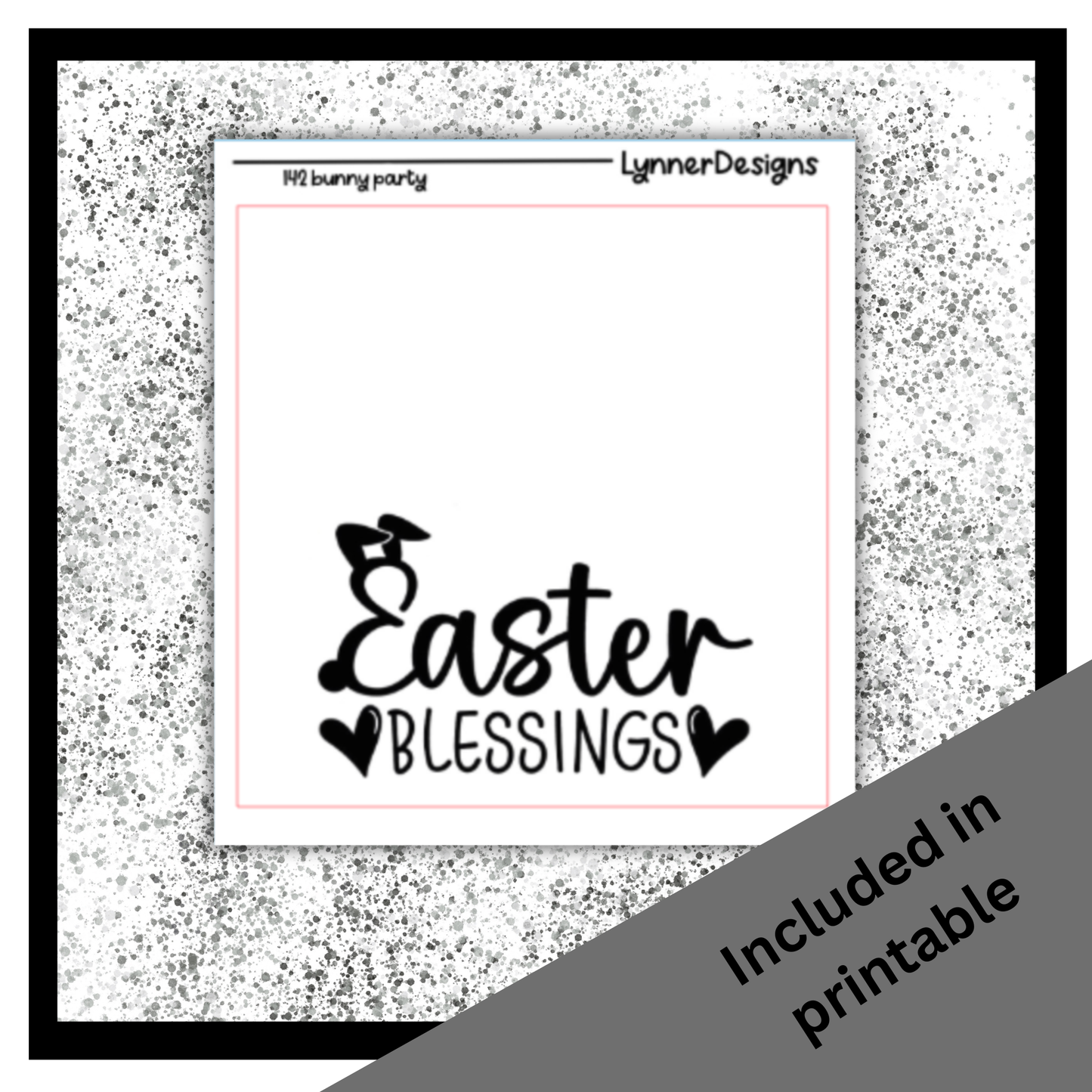 Printable - 142 Bunny Party Foil Pack