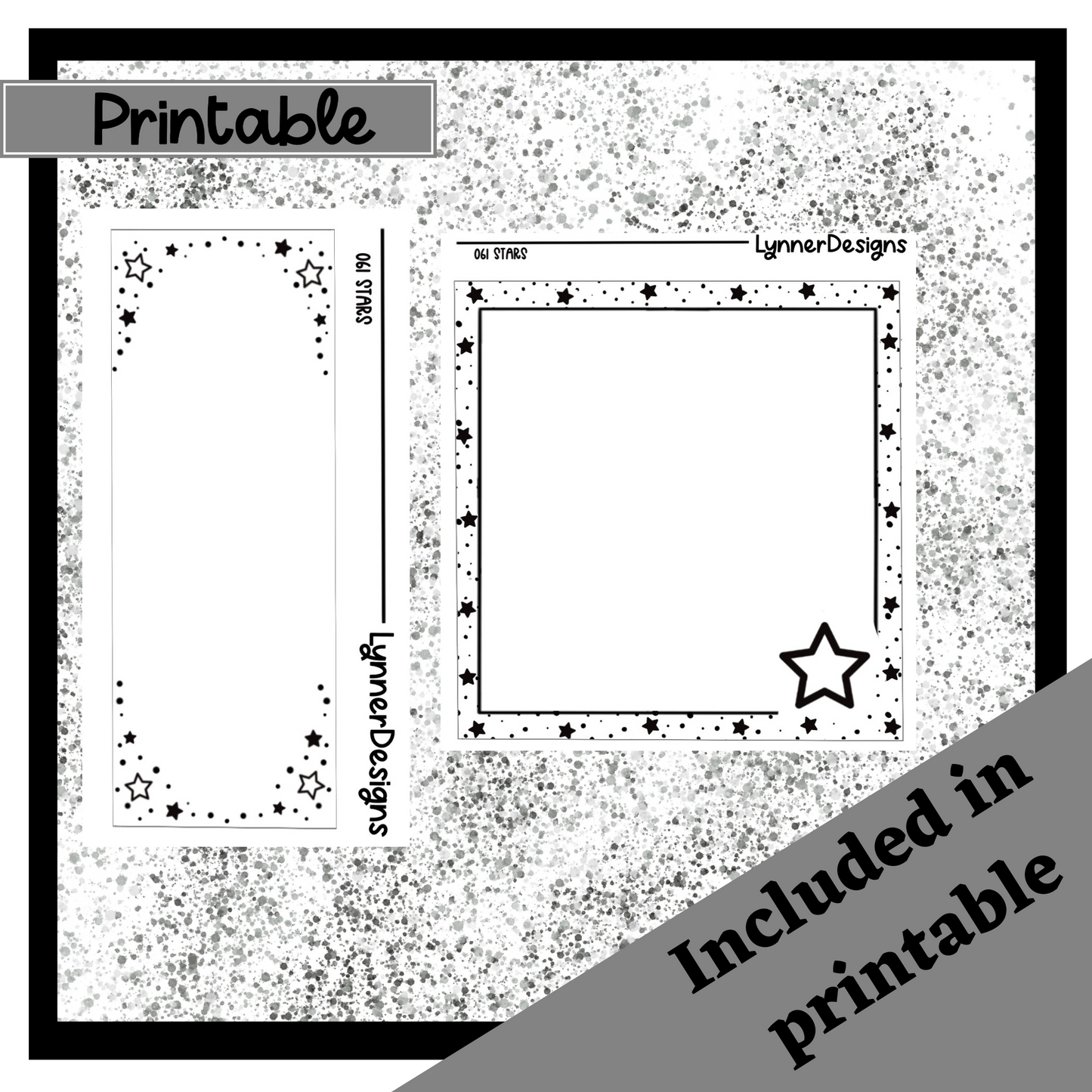 Printable Stars 061 Foil Pack