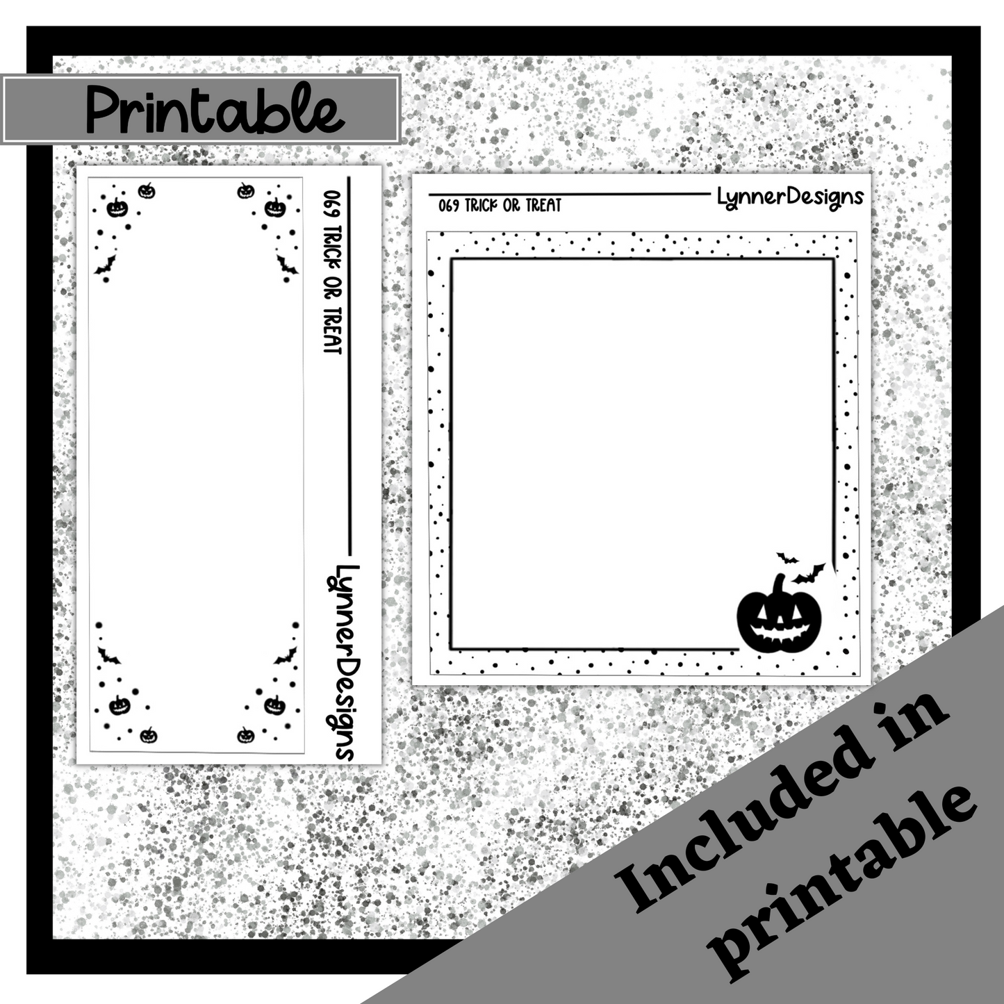 Printable Trick or Treat 069 Foil Pack