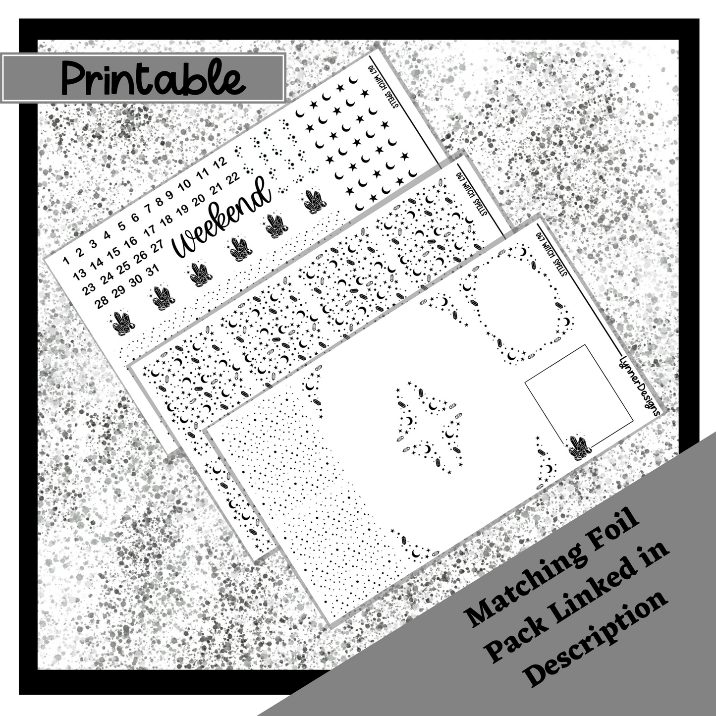 Printable - Witch Spells Weekly Kit