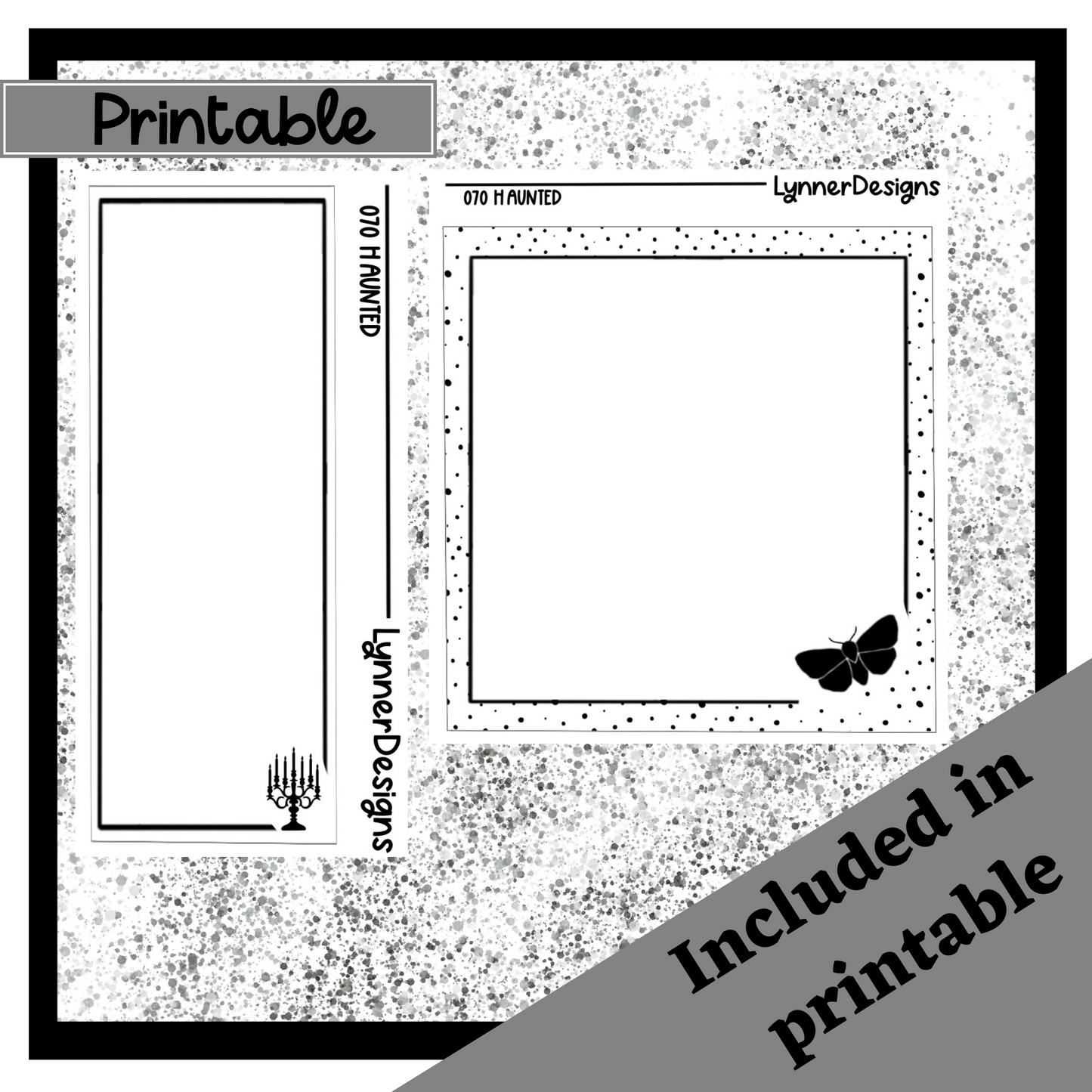 Printable Haunted 070 Foil Pack