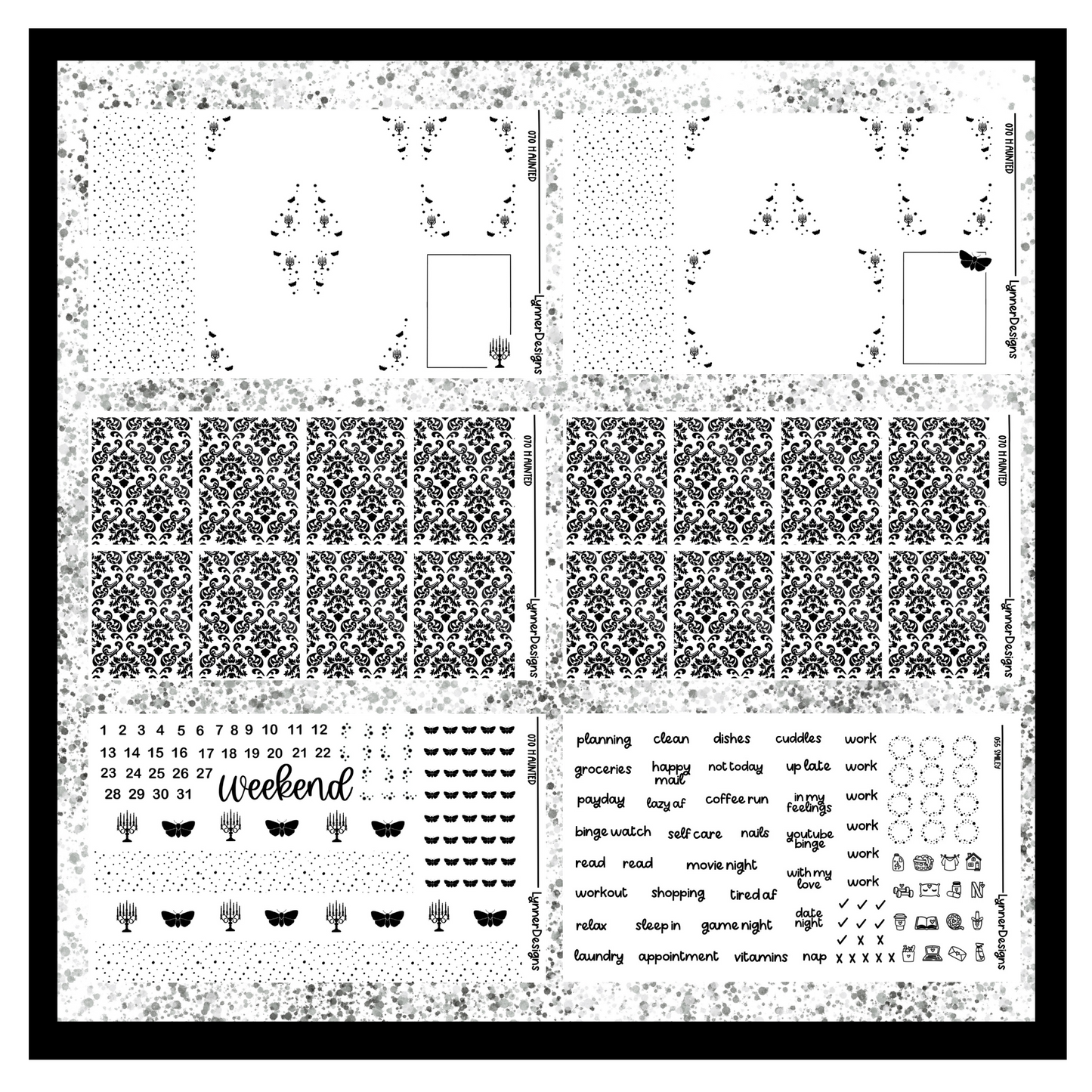 Printable Haunted 070 Foil Pack
