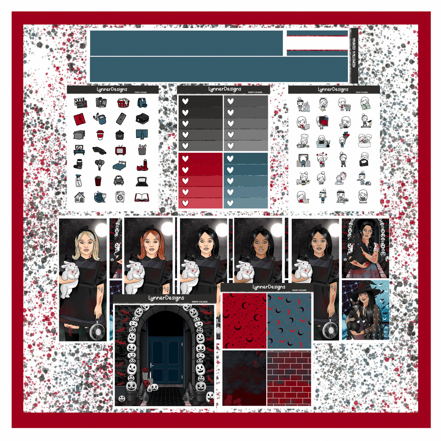 Printable - Haunted Halloween Weekly Kit