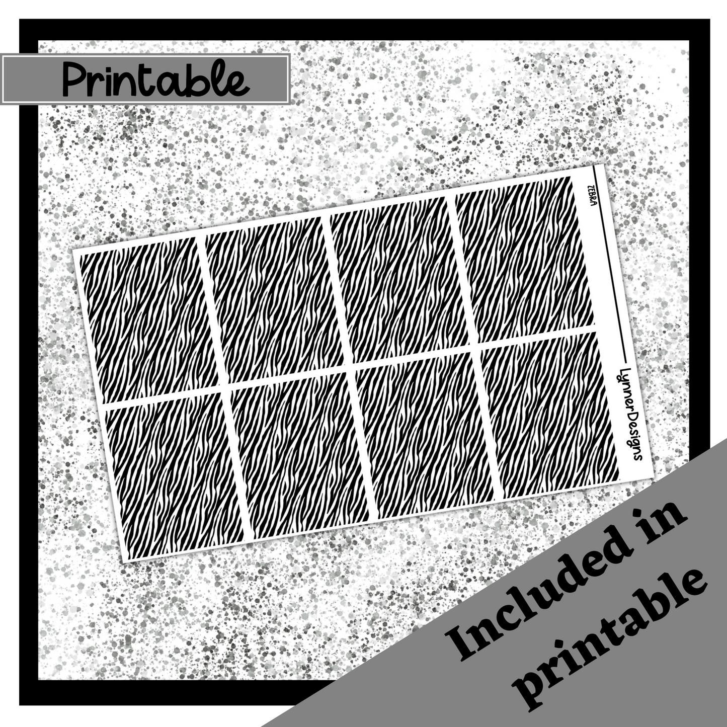 Printable Safari 062 Foil Pack