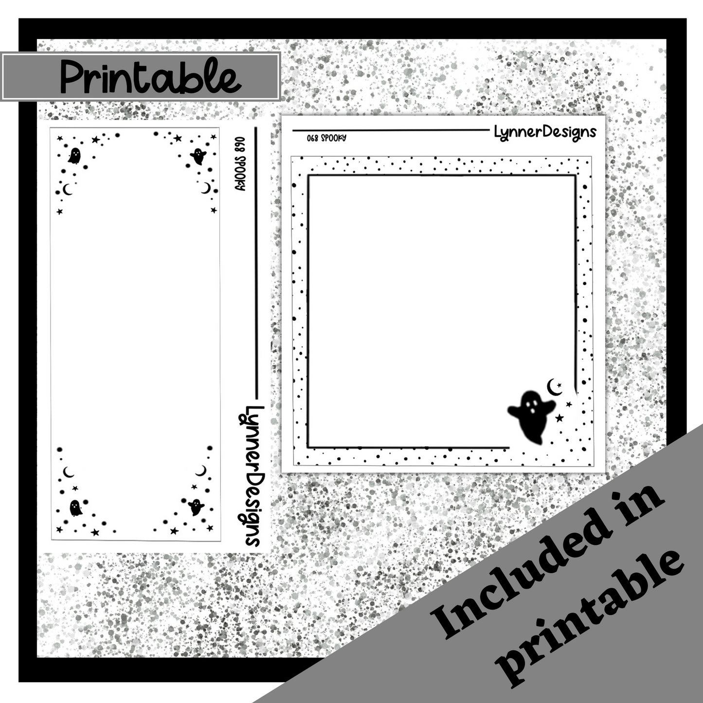 Printable Spooky 068 Foil Pack