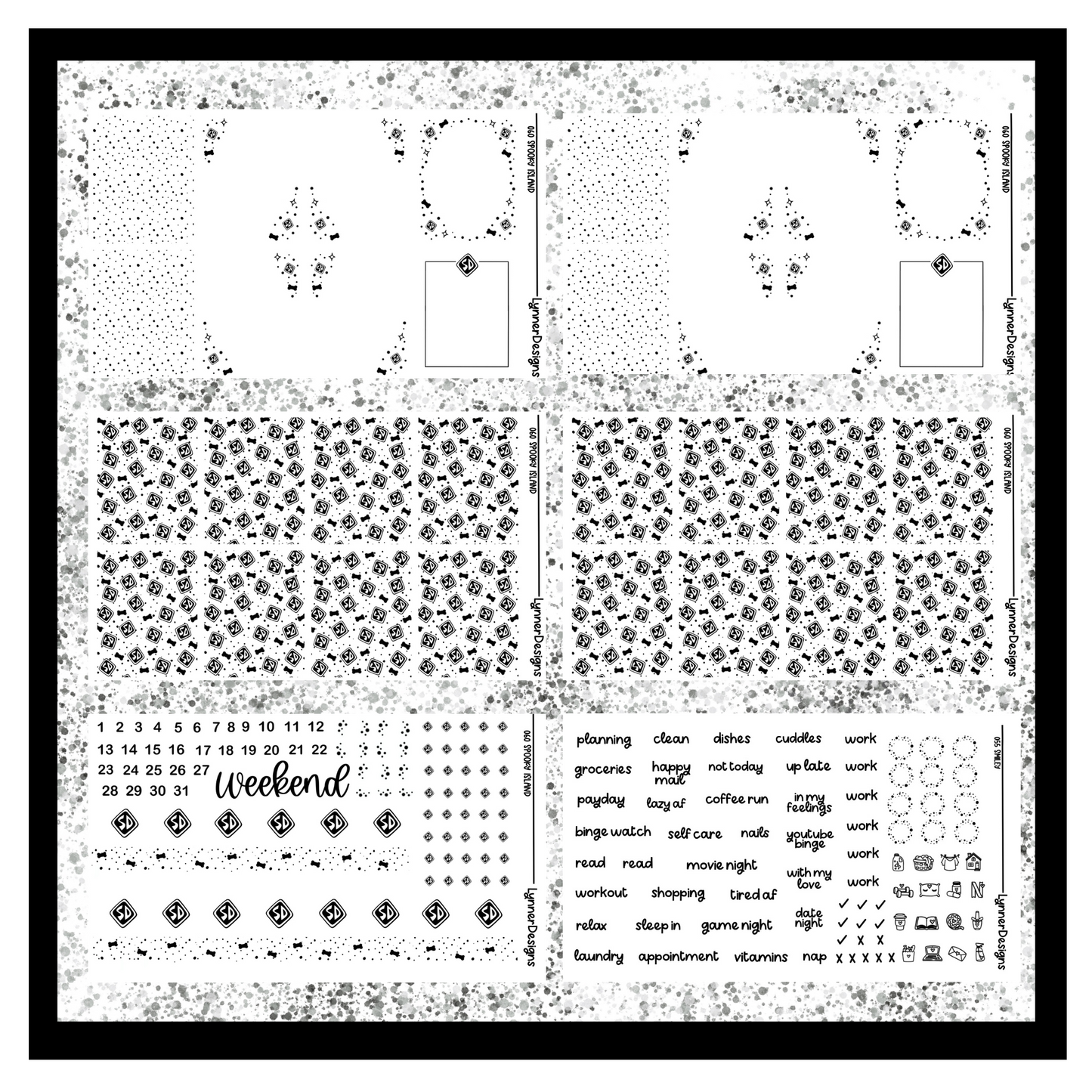 Printable Spooky Island 060 Foil Pack