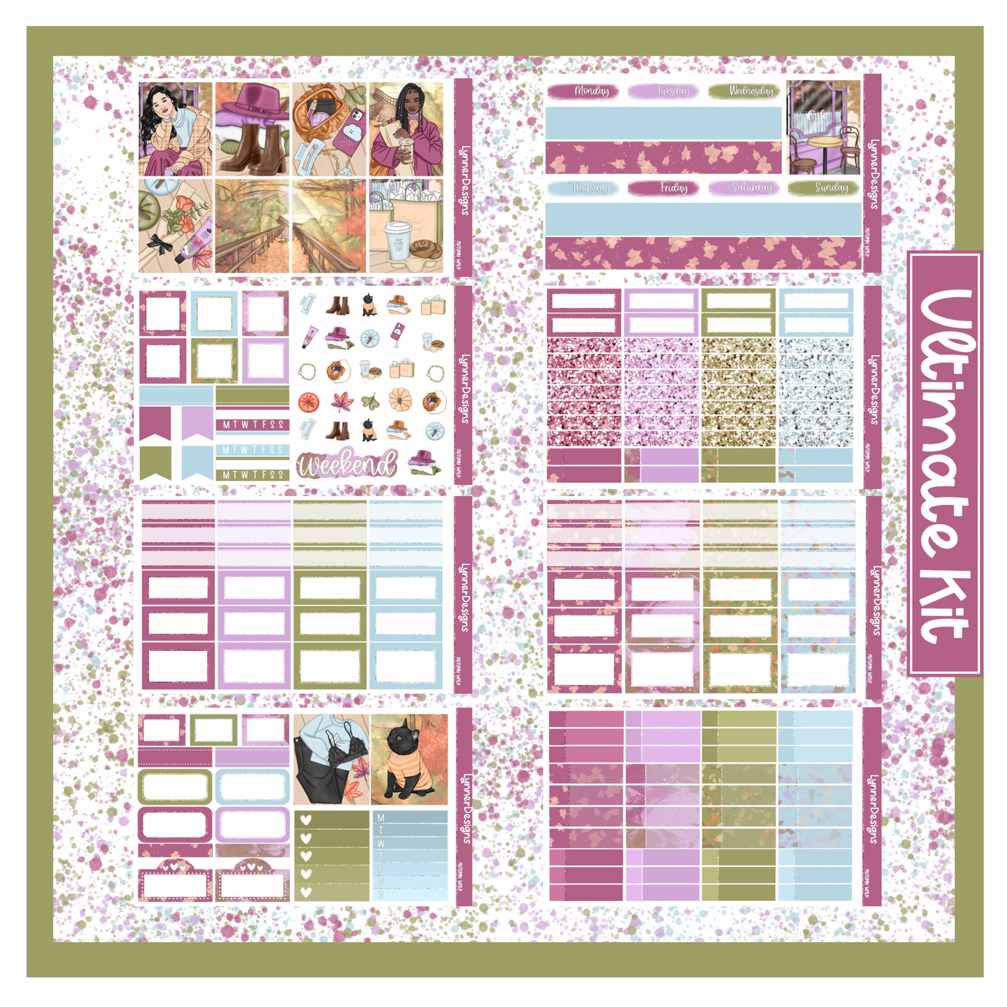 Printable - Autumn Walk Weekly Kit