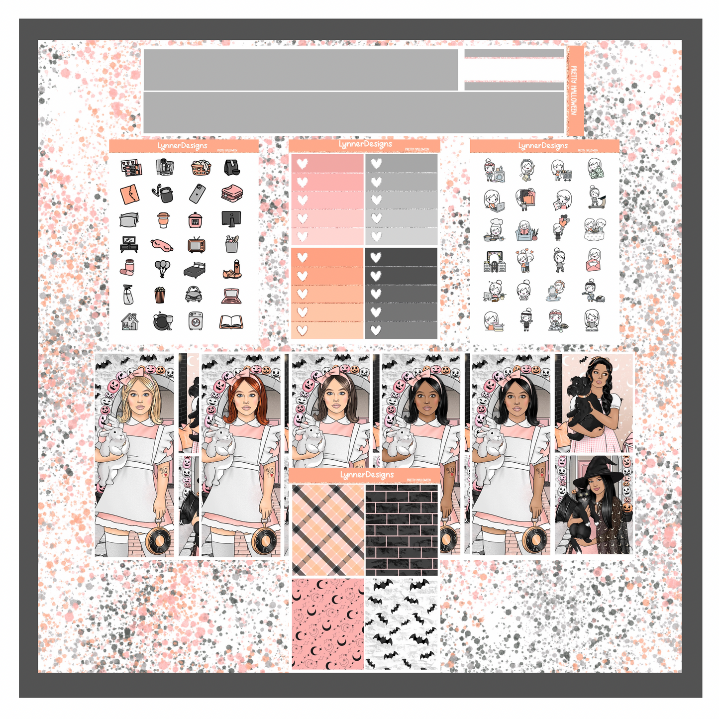 Printable - Pretty Halloween Weekly Kit