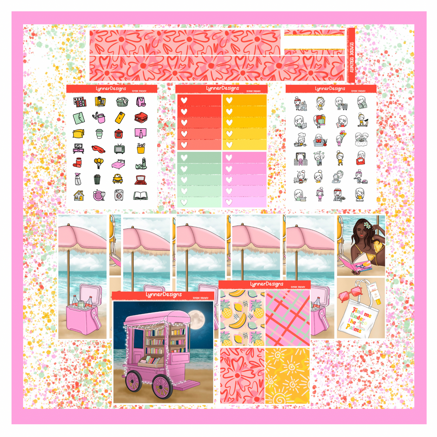 Printable - Seaside Serenity Weekly Kit