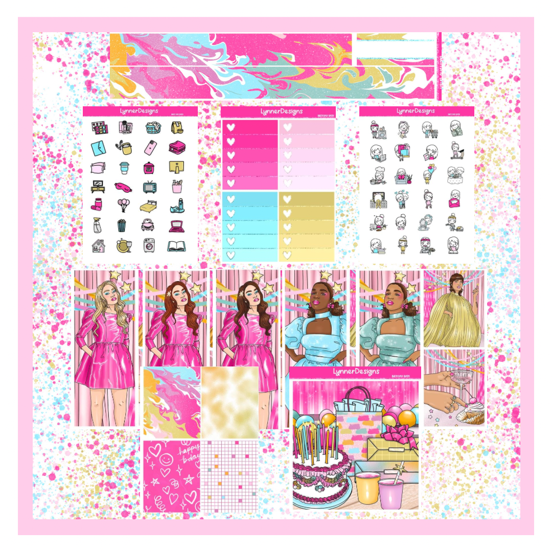 Printable - Birthday Bash Weekly Kit