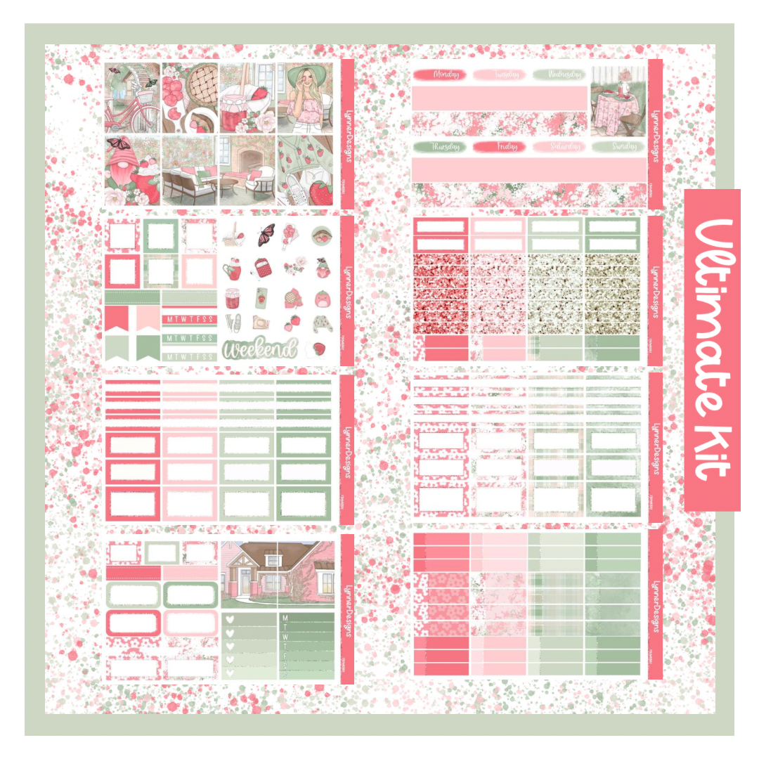 Printable - Strawberry Weekly Kit