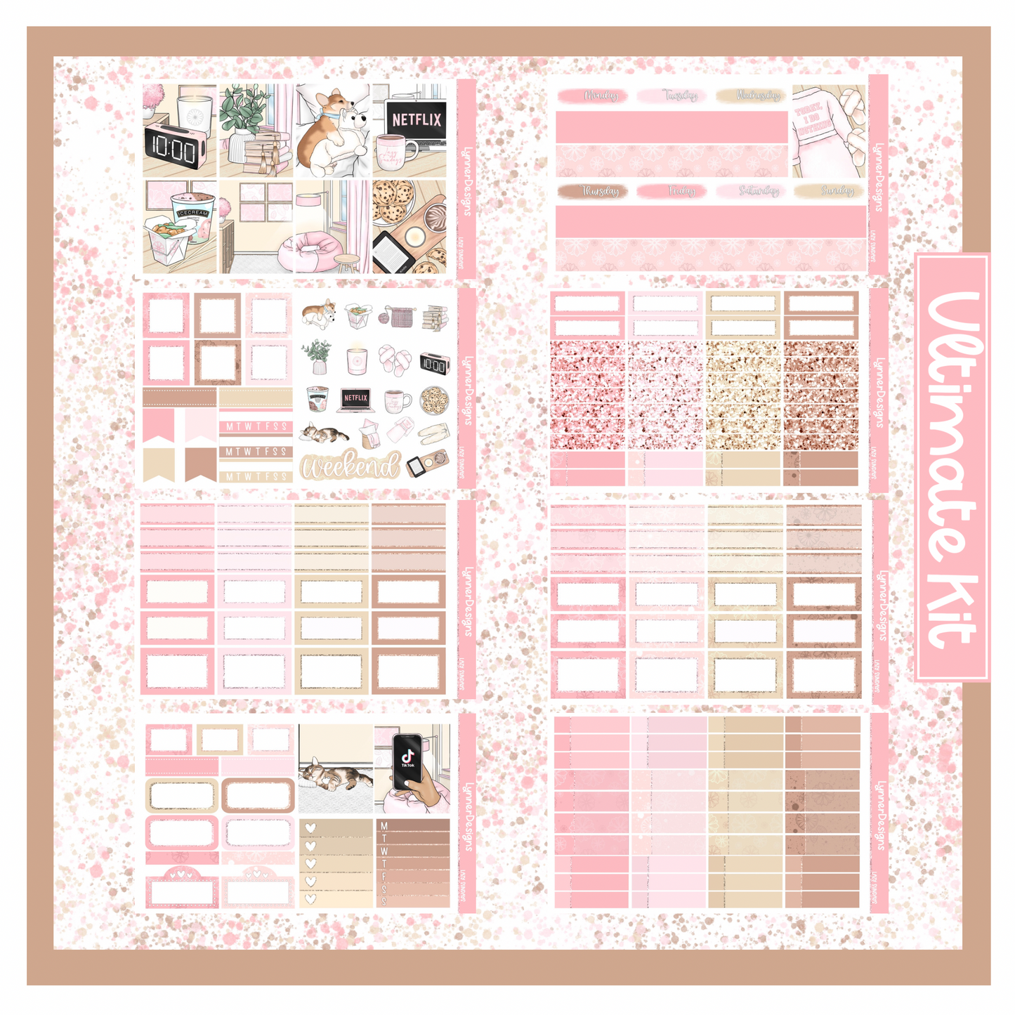 Printable - Lazy Sundays Weekly Kit