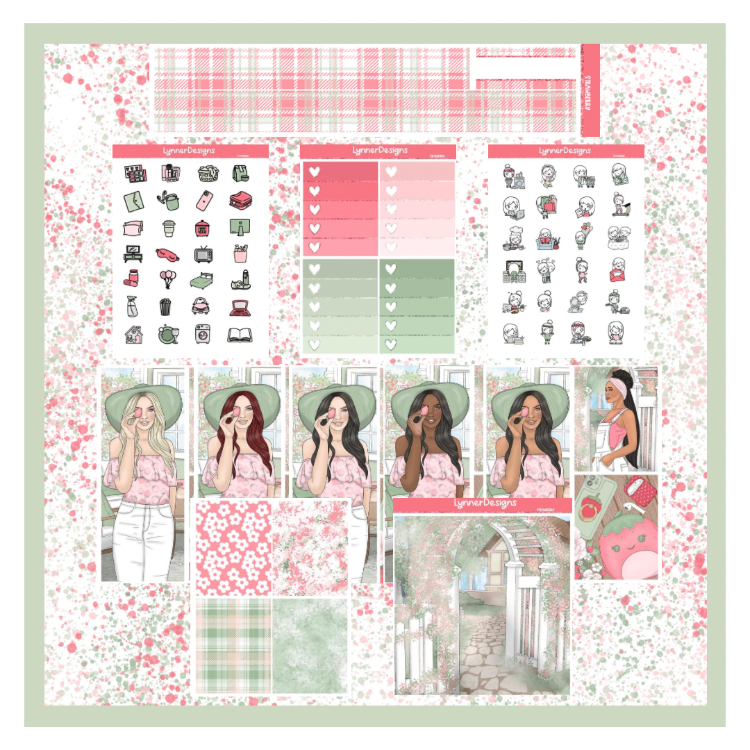 Printable - Strawberry Weekly Kit