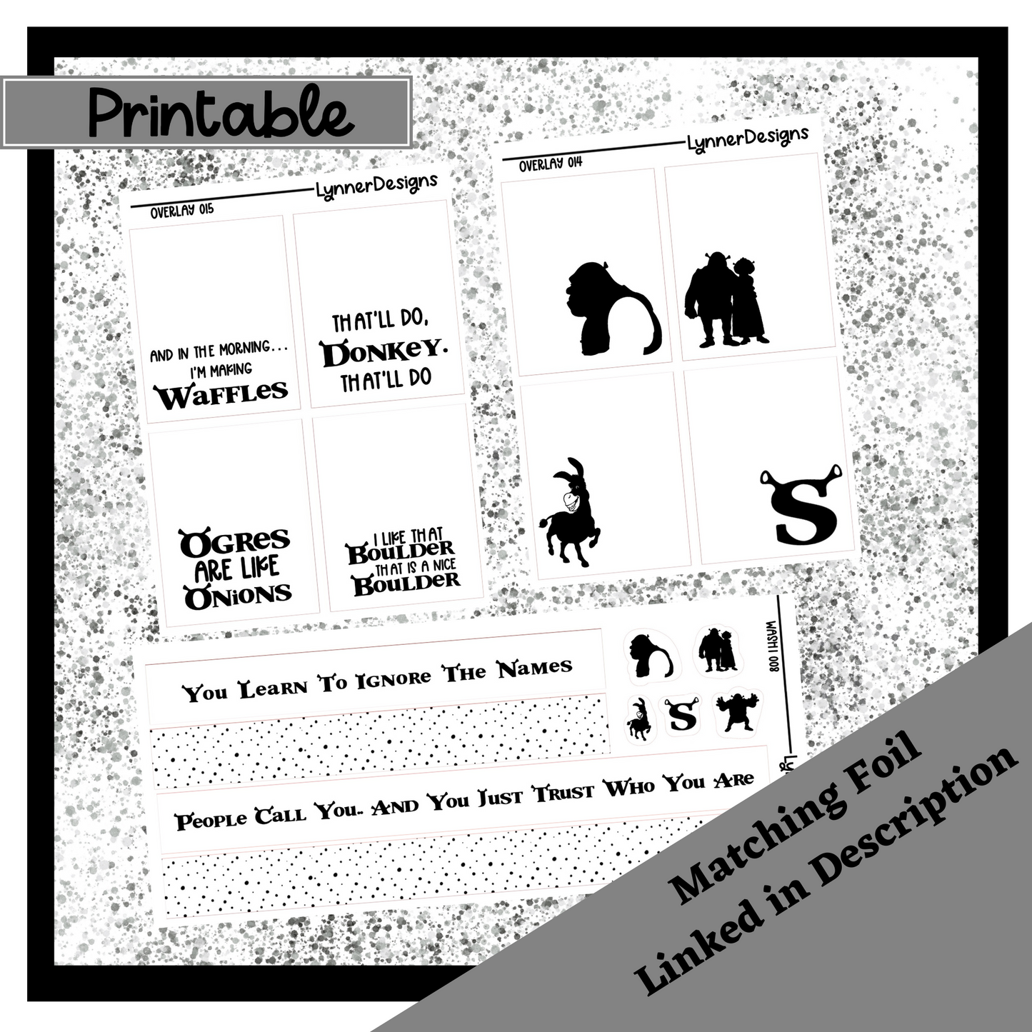 Printable - The Swamp Weekly Kit