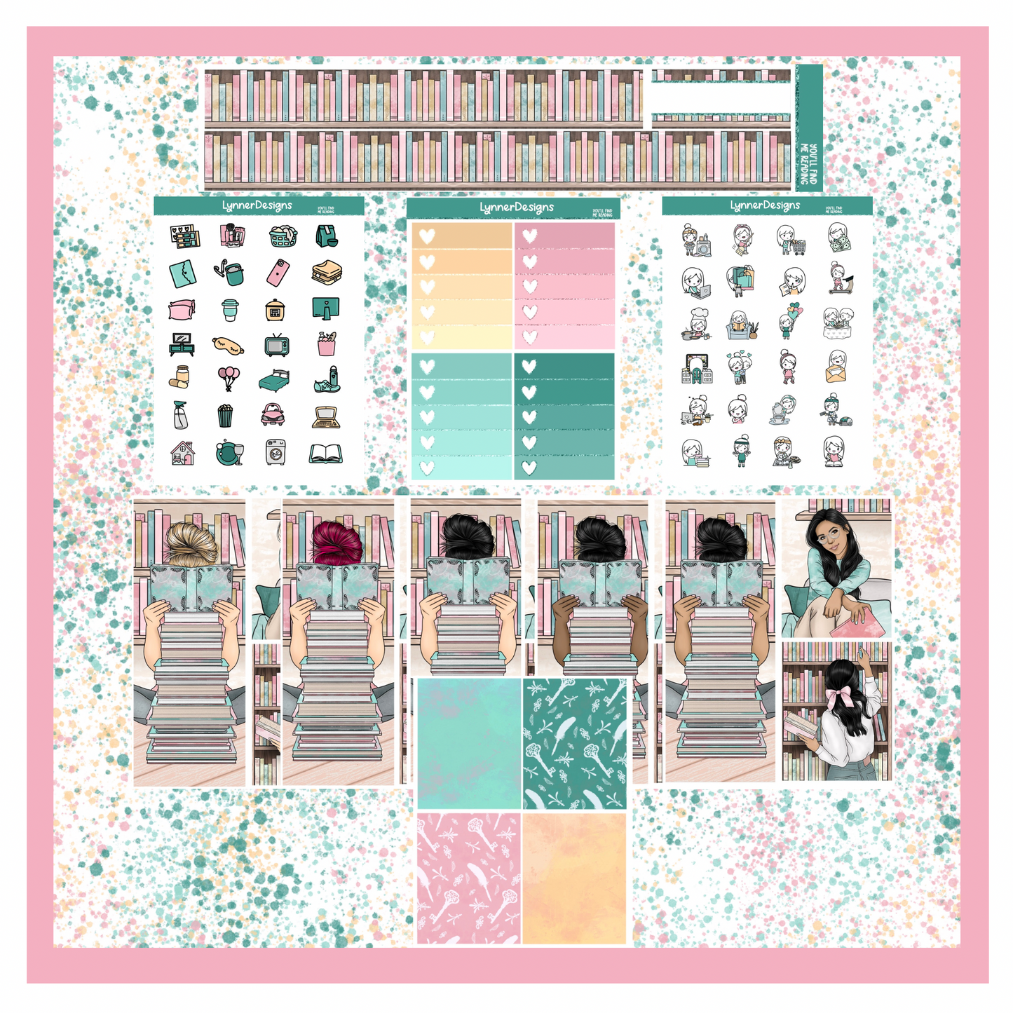 Printable - You’ll Find Me Reading Weekly Kit