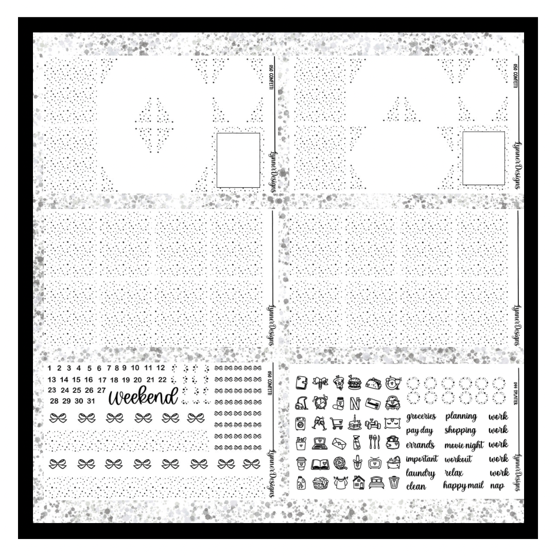 Printable Confetti 050 Foil Pack