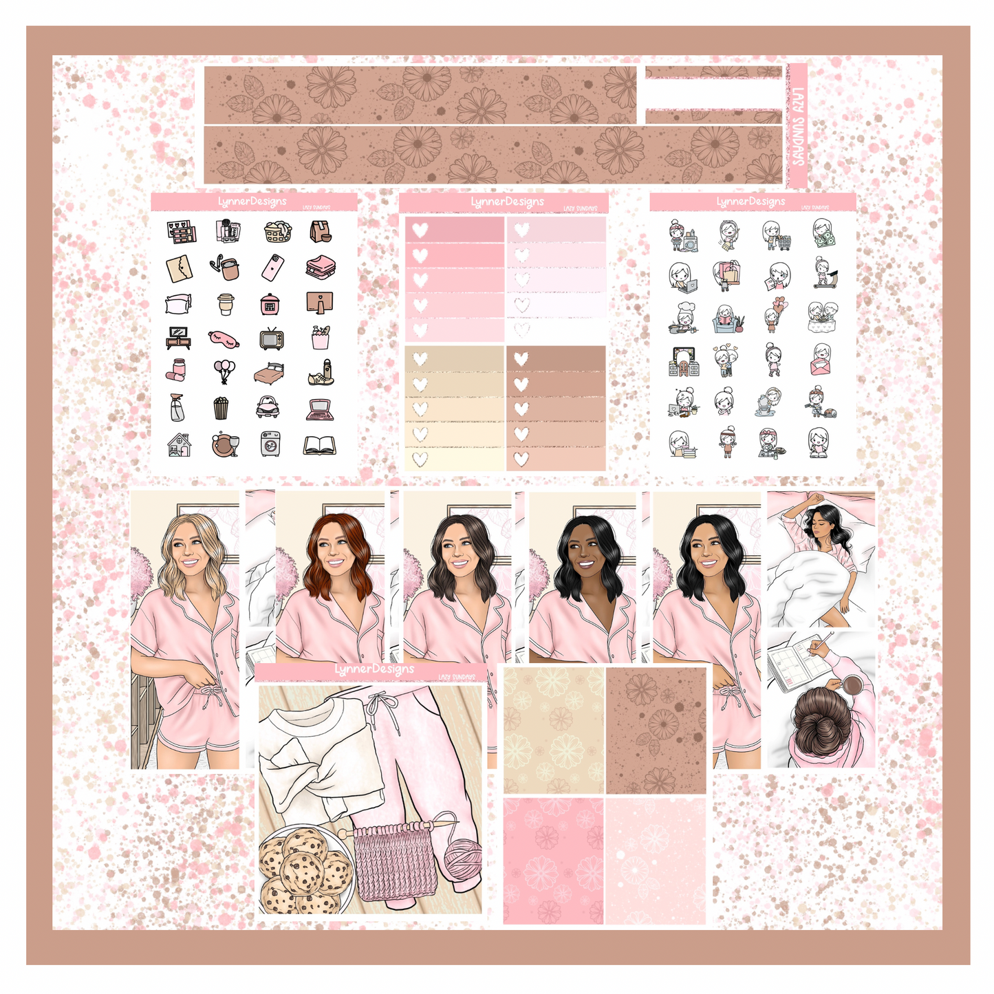 Printable - Lazy Sundays Weekly Kit