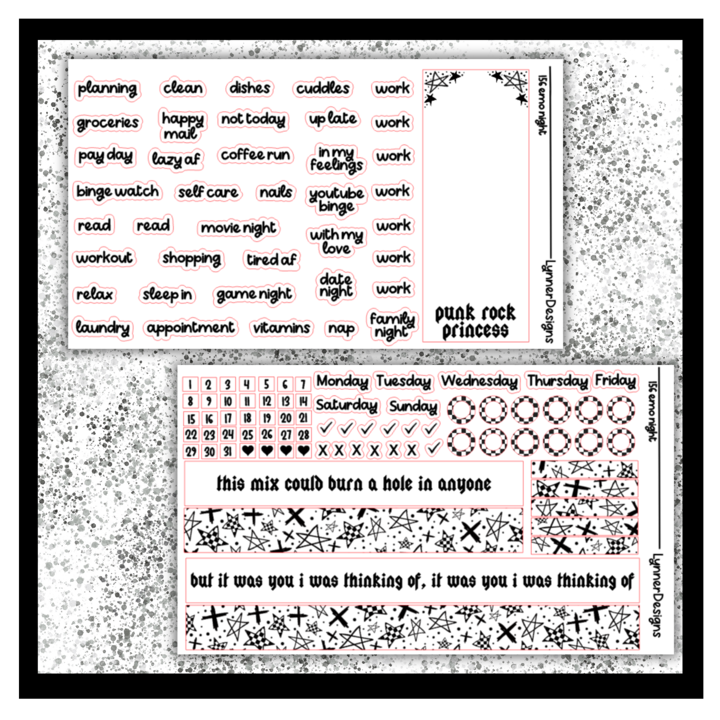 Printable - 156 Emo Night Foil Pack