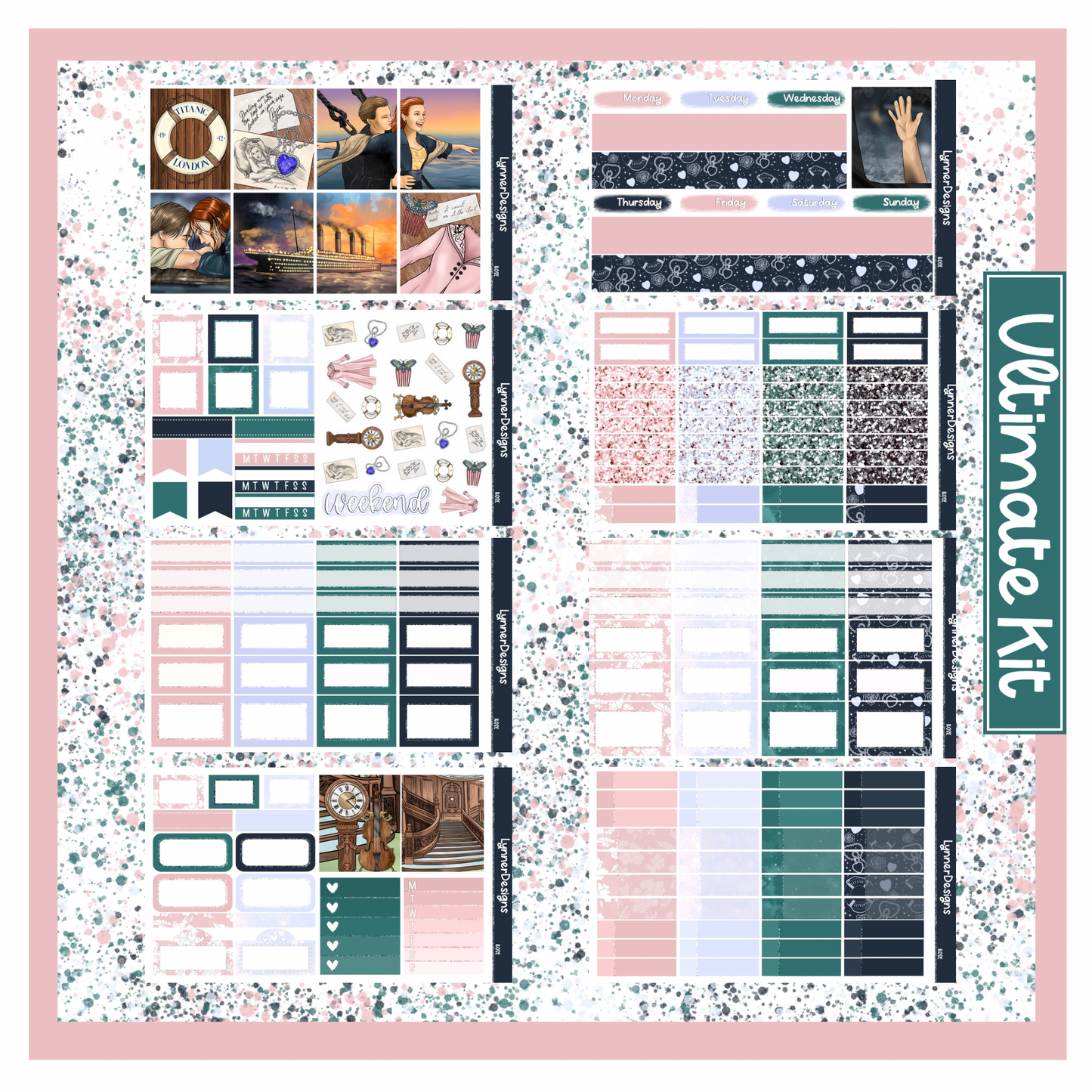 Printable - Rose Weekly Kit