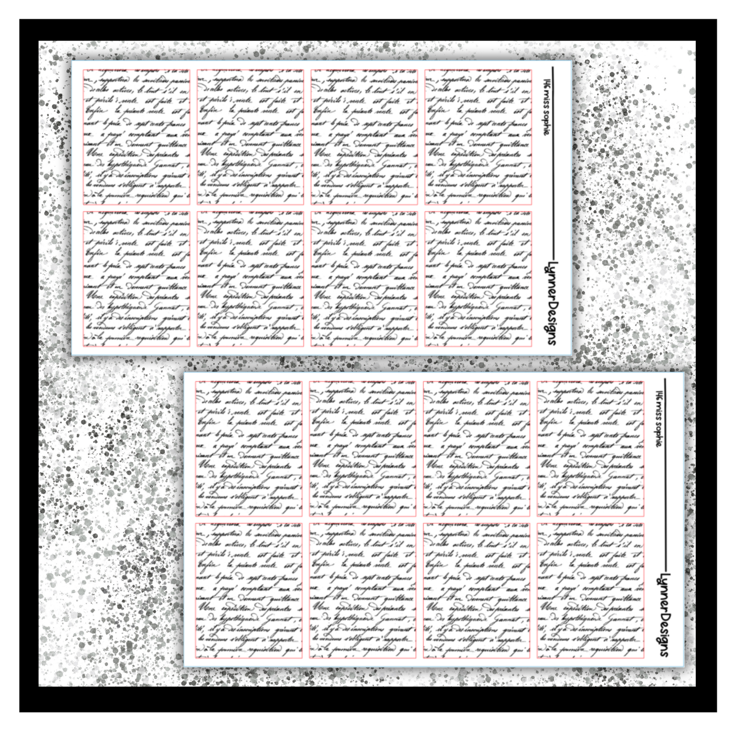 146 Miss Sophie - Foil Pack