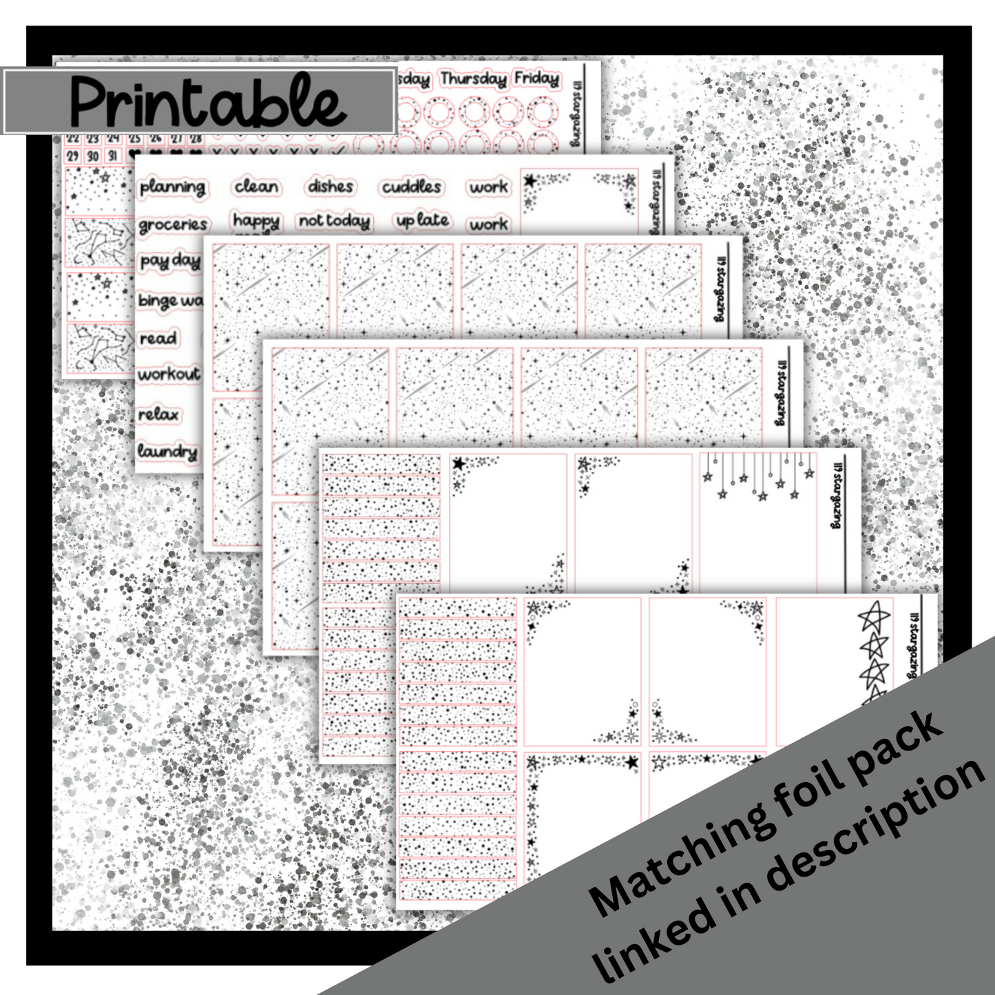 Printable - Stargazing Weekly Kit