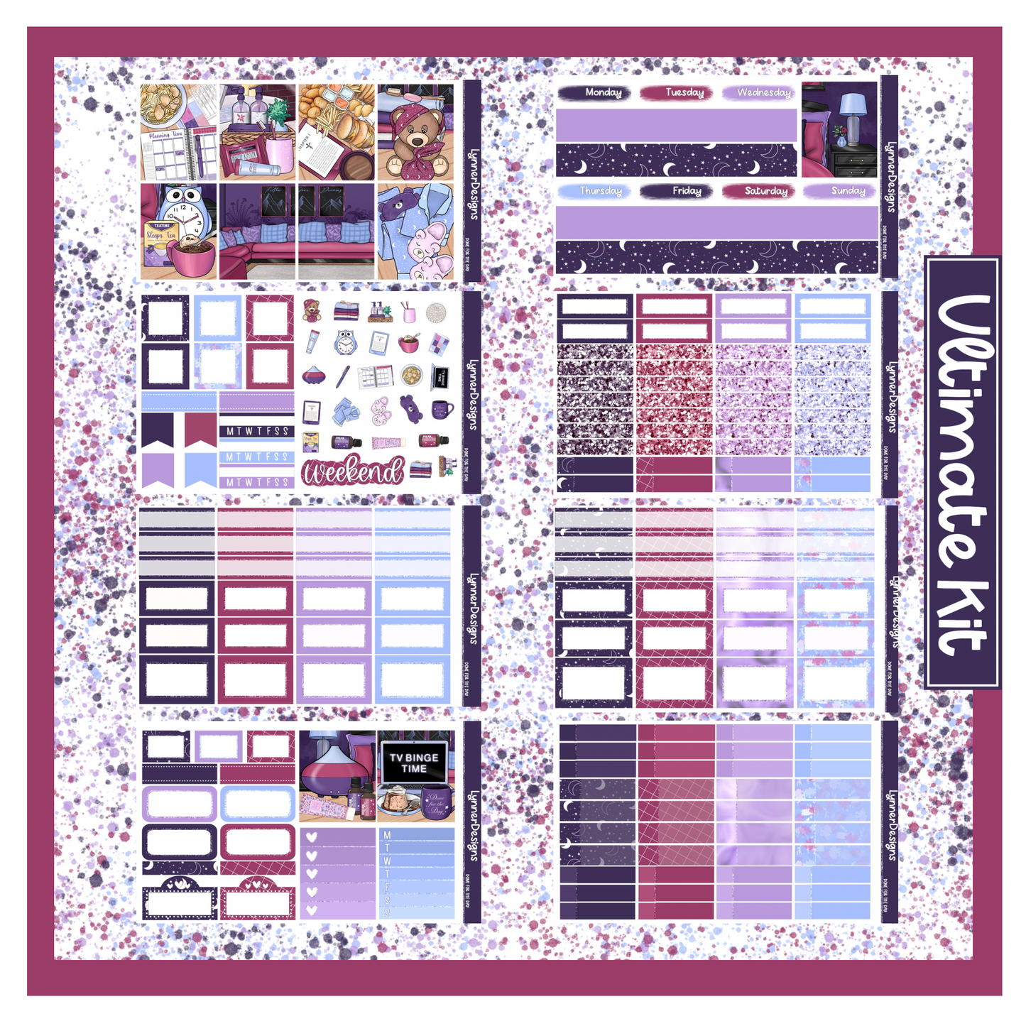 Printable - Done For The Day Weekly Kit