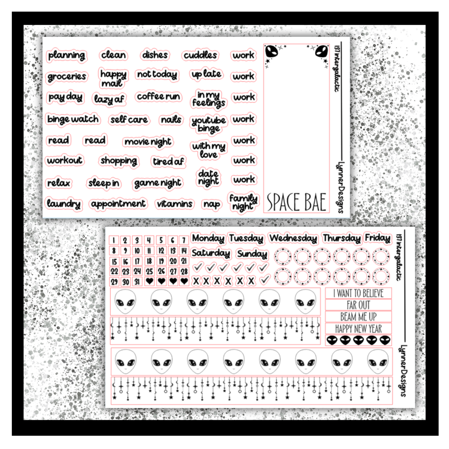 Printable - 137 Intergalactic Foil Pack