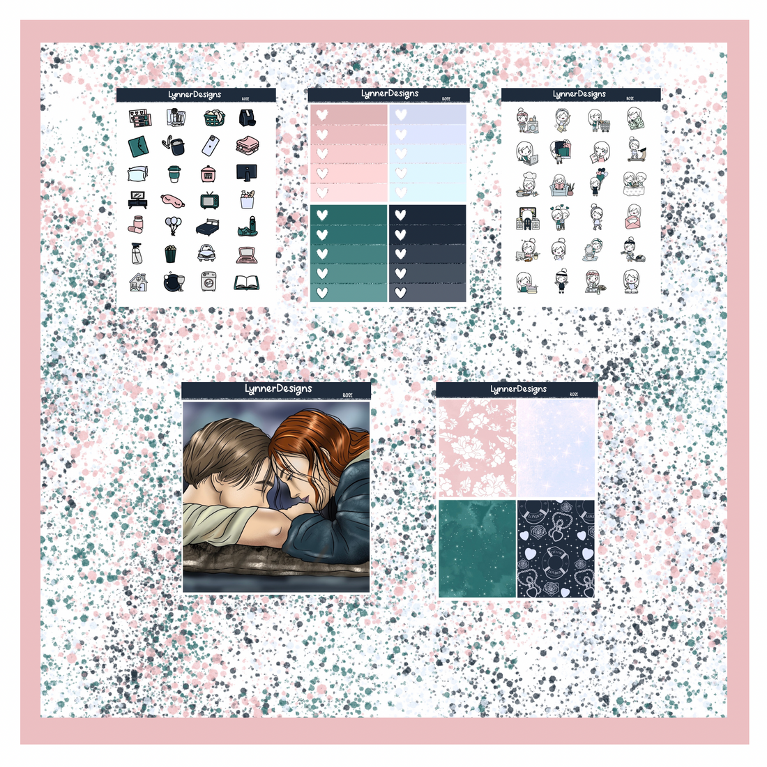 Printable - Rose Weekly Kit – LynnerDesigns