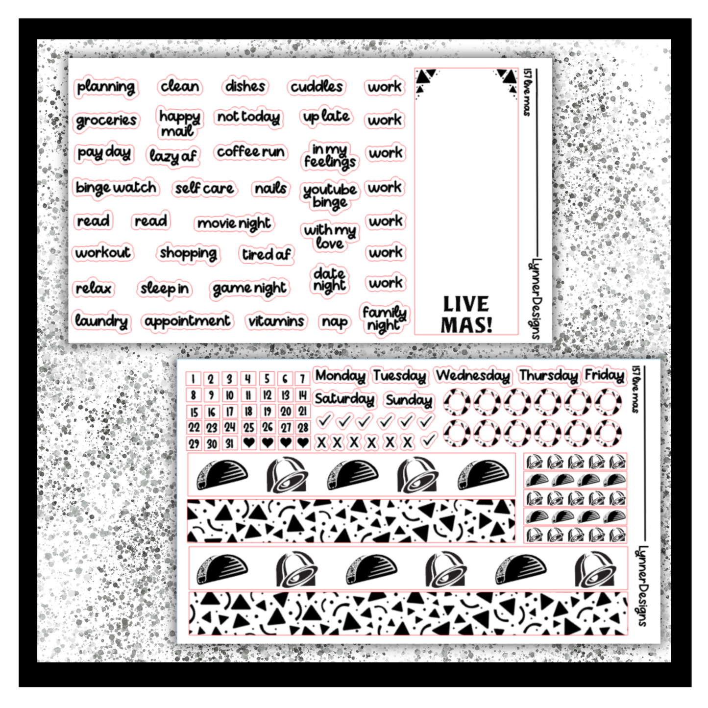 Printable - 157 Live Mas Foil Pack