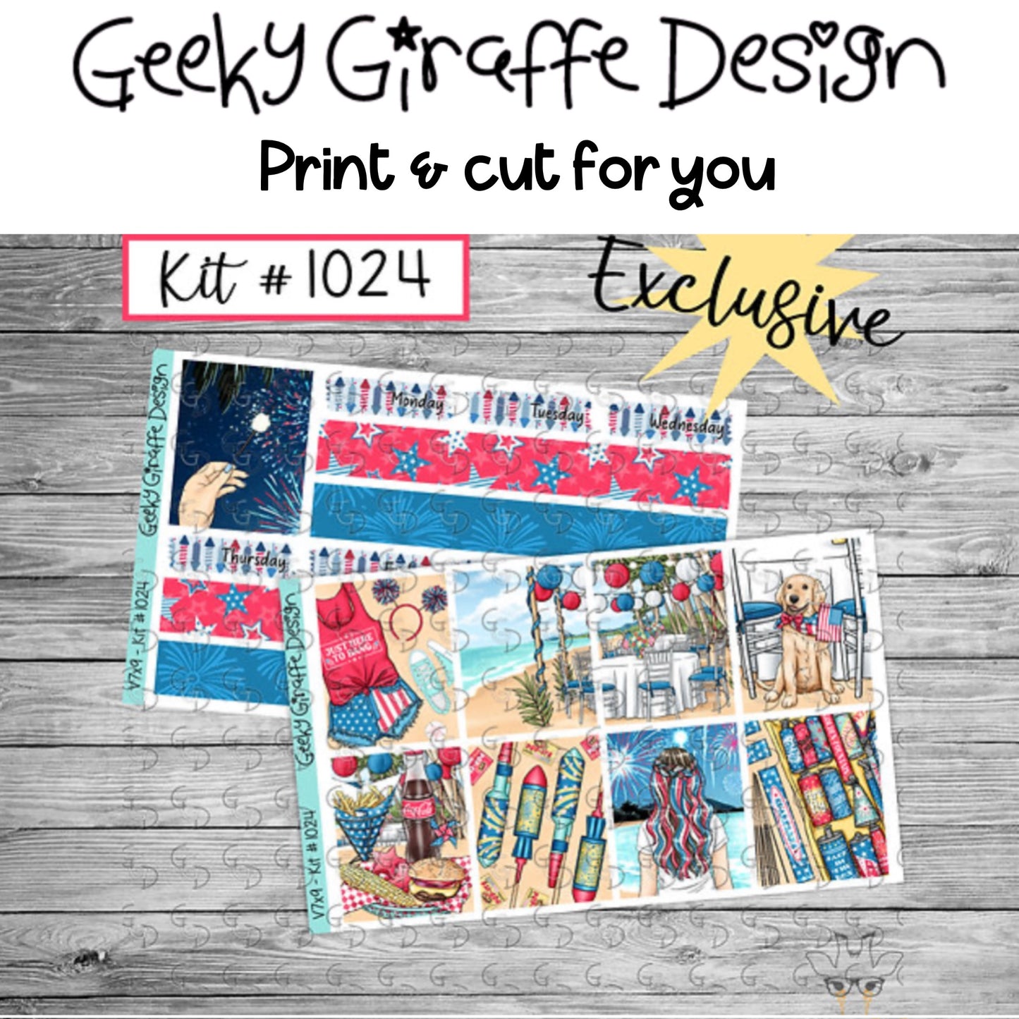 Geeky Giraffe Design kit 1024 - MUST buy printable from her shop first