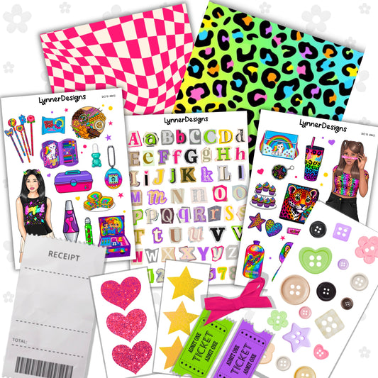 90’s Era - Junk Journal Kit