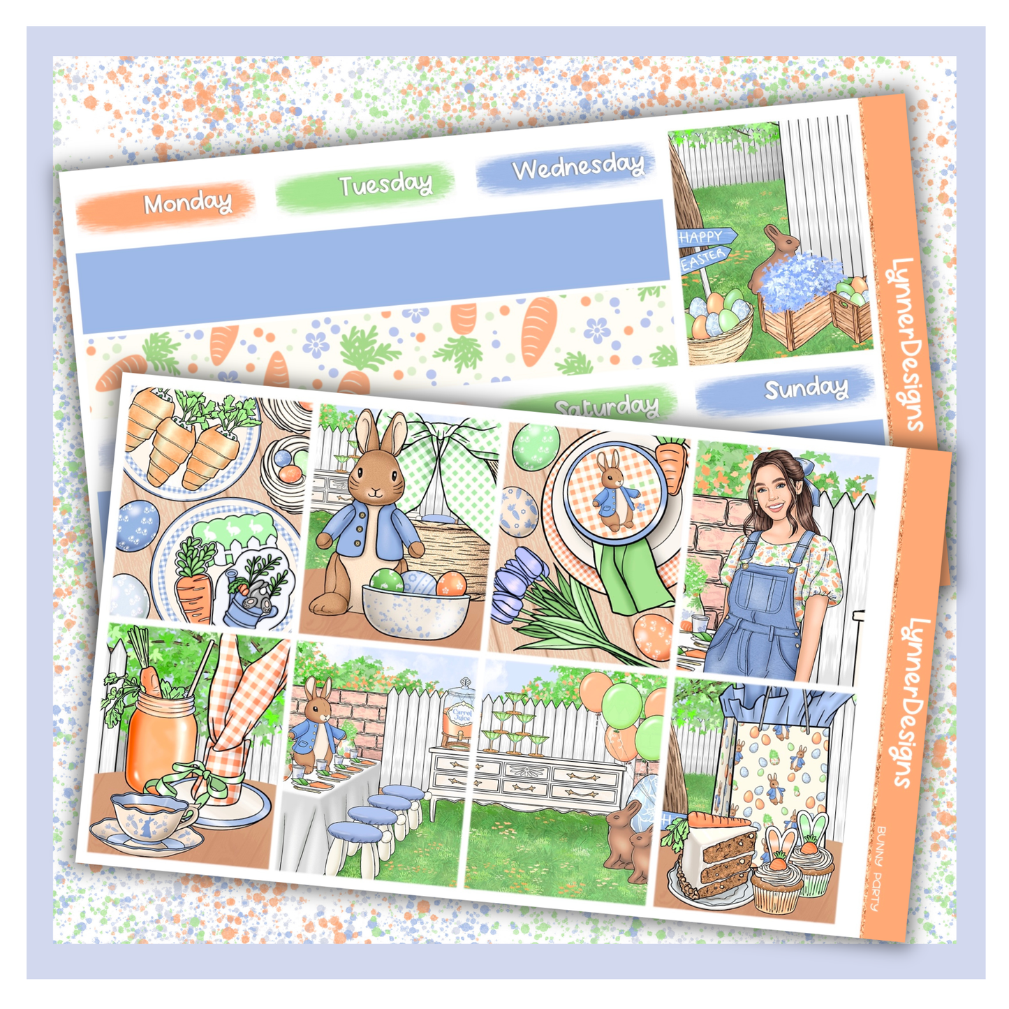 Bunny Party - Vertical Weekly Kit