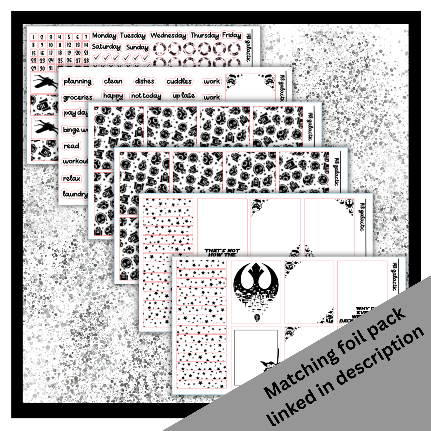 Galactic Summer - Vertical Weekly Kit