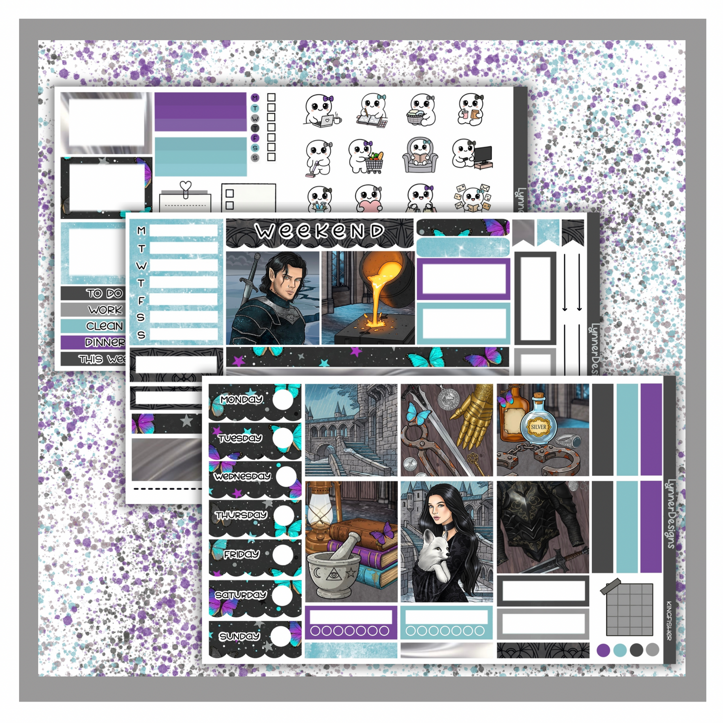 Kingfisher - Hobonichi Cousin Weekly Kit