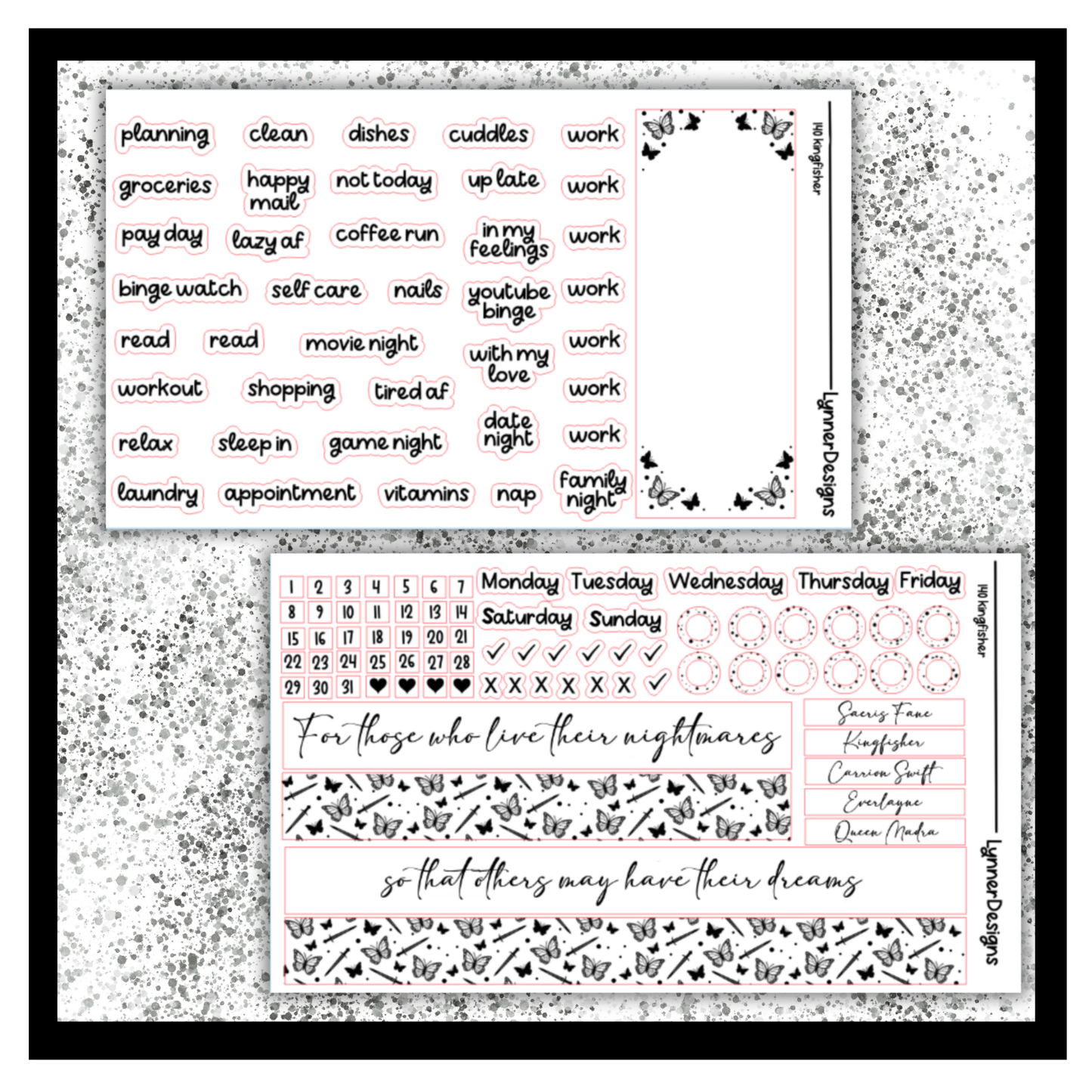 Printable - 140 Kingfisher Foil Pack