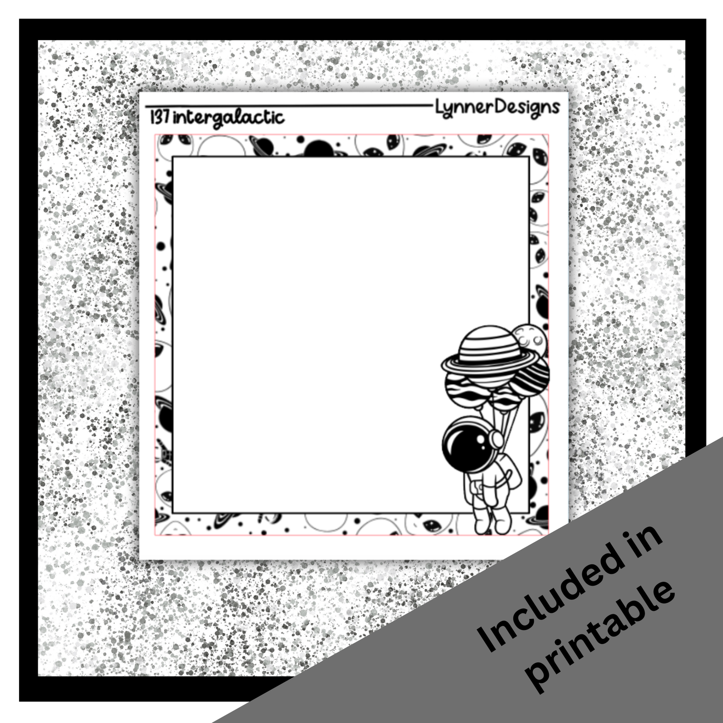 Printable - 137 Intergalactic Foil Pack