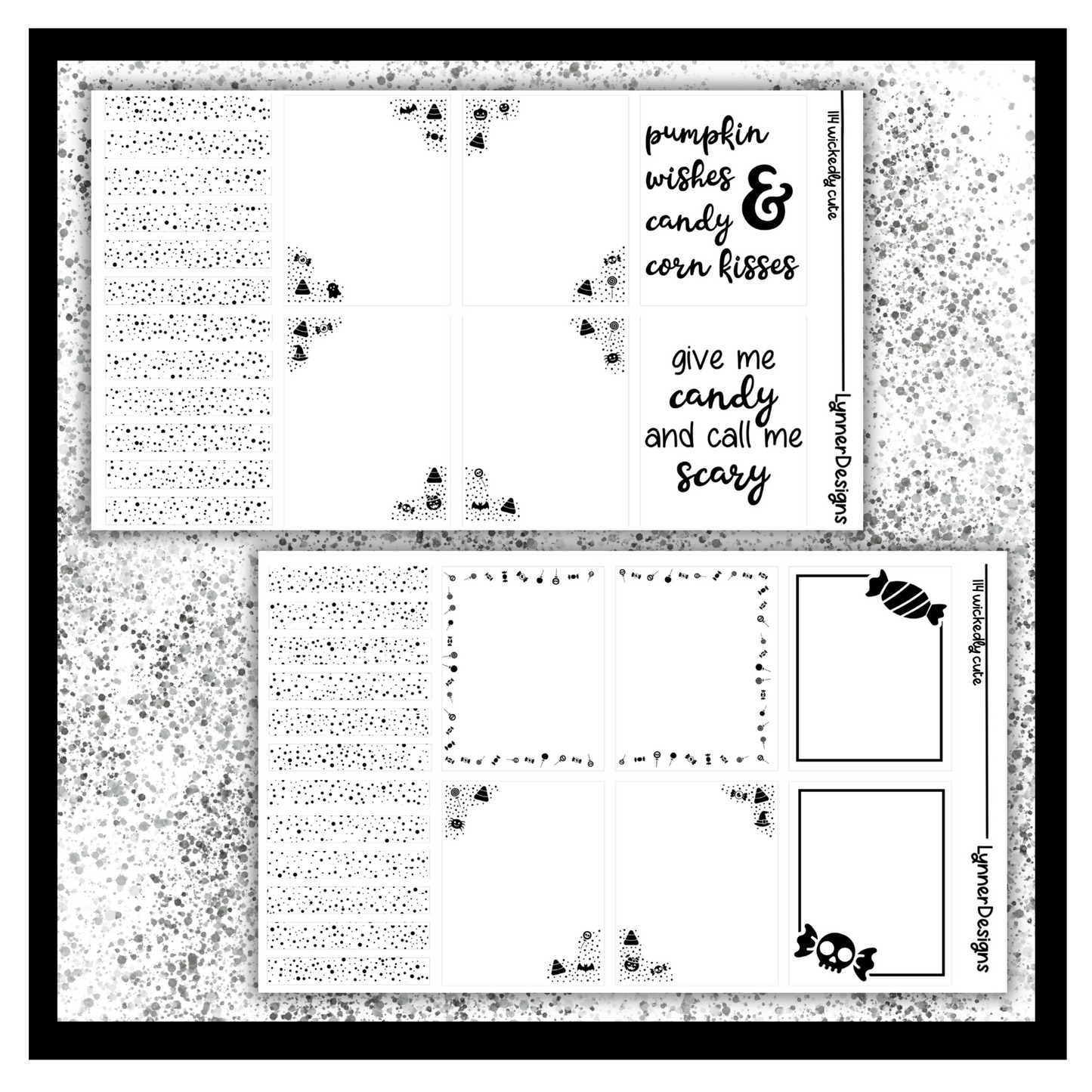 Printable - 114 Wickedly Cute Foil Pack