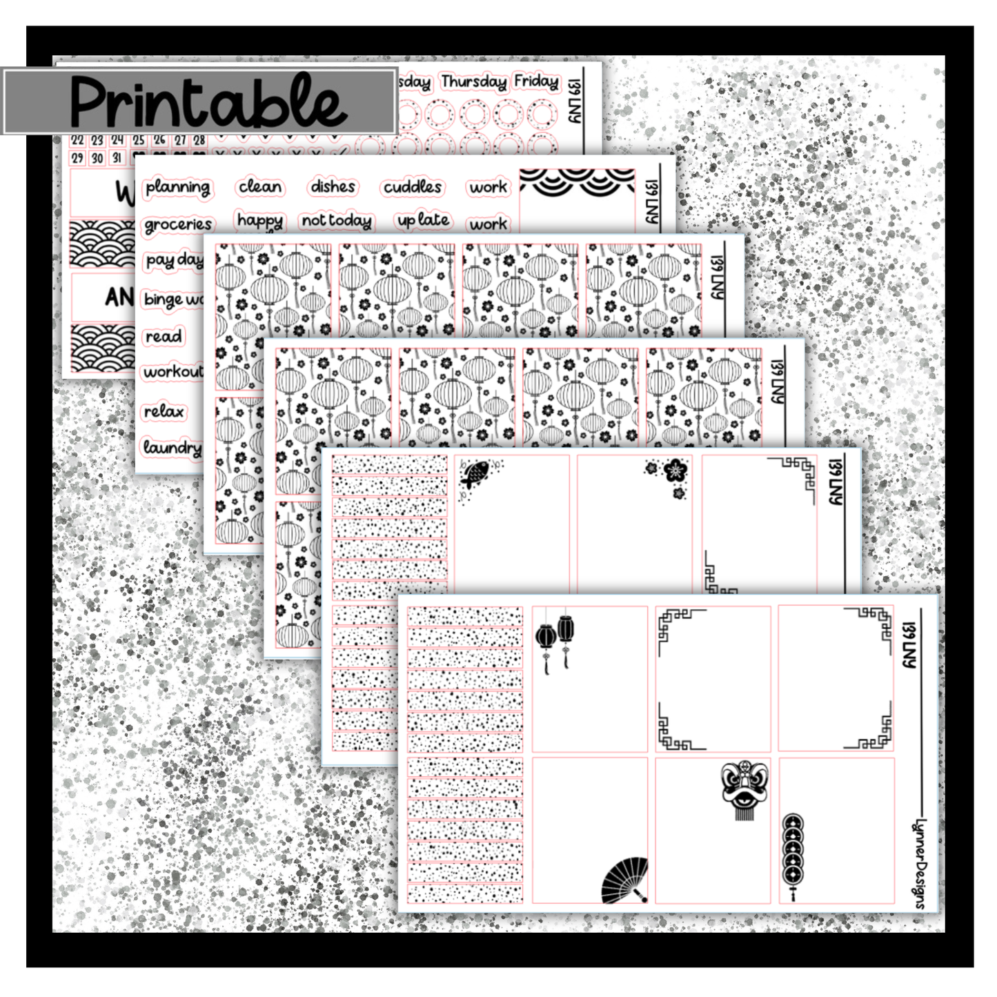 Printable - 139 LNY Foil Pack