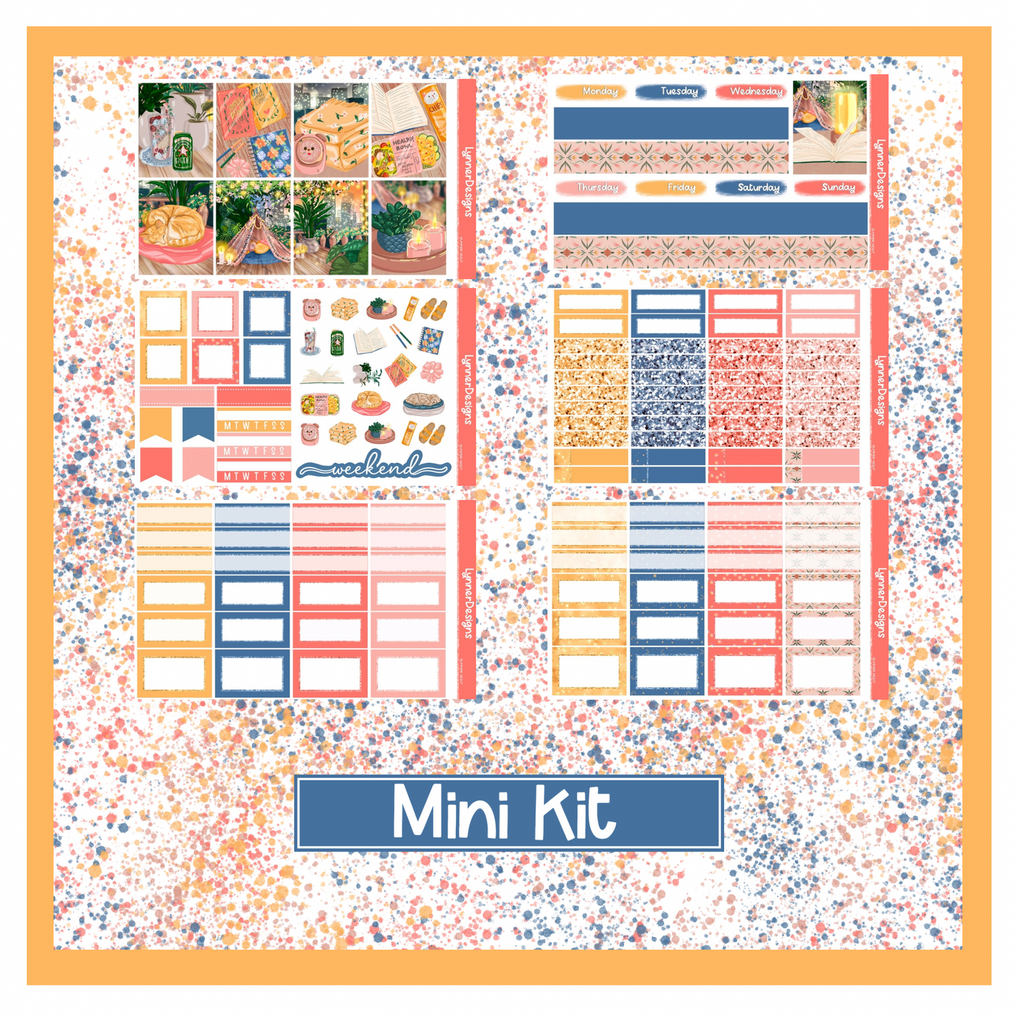 Summer Night - Vertical Weekly Kit