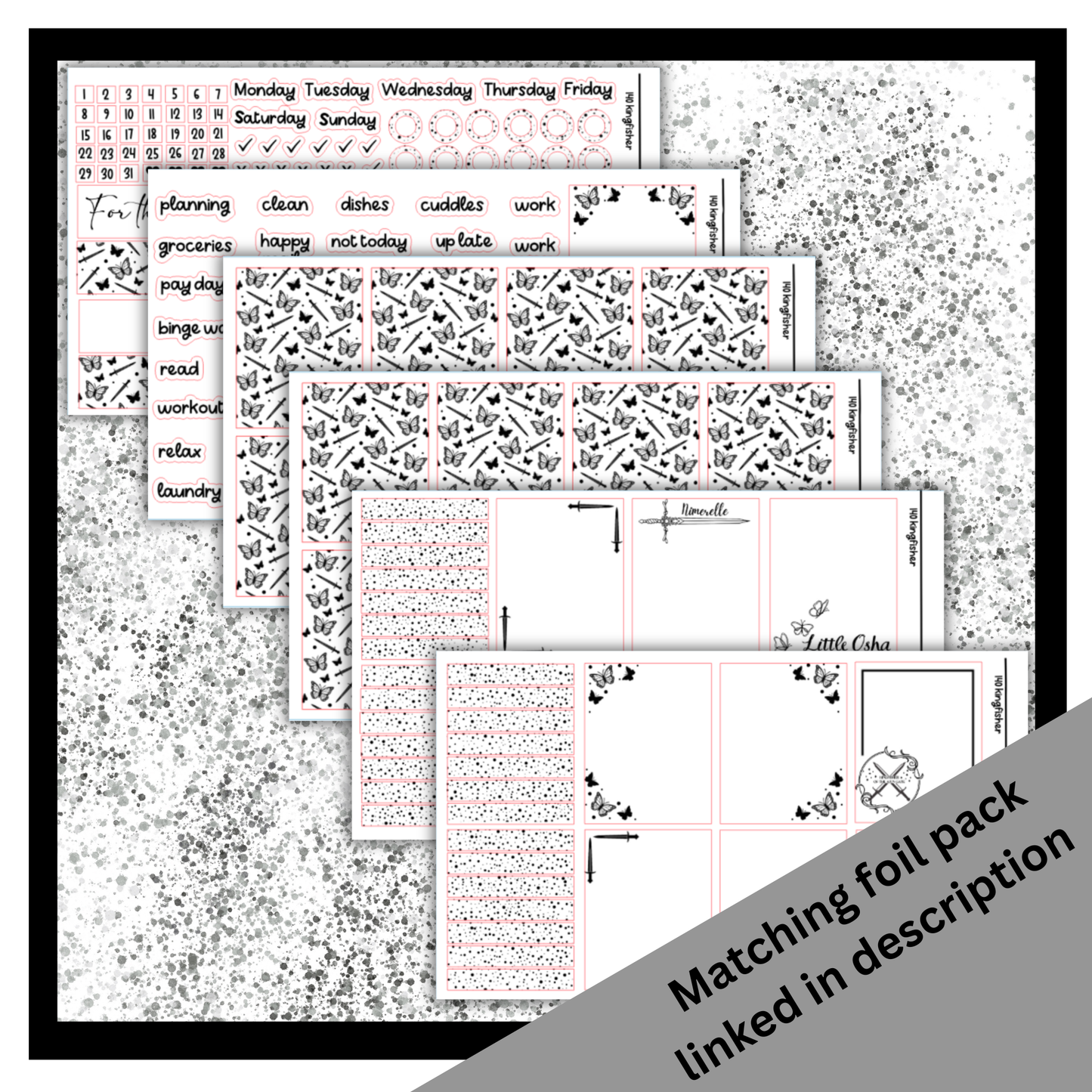 Kingfisher - Vertical Weekly Kit