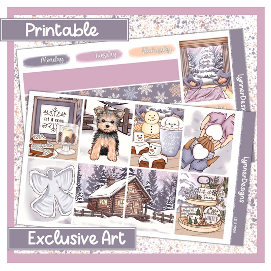 Printable - Let it Snow Weekly Kit