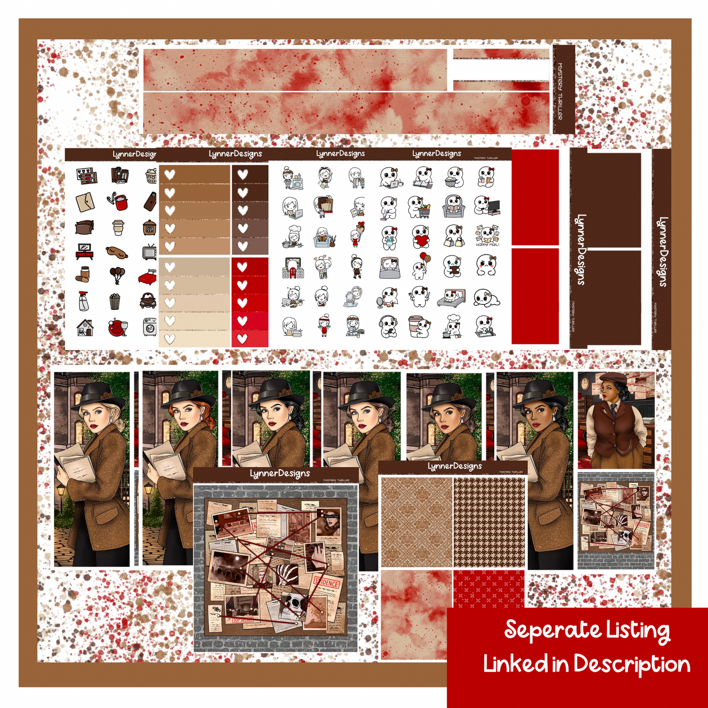 Mystery Thriller - Vertical Weekly Kit