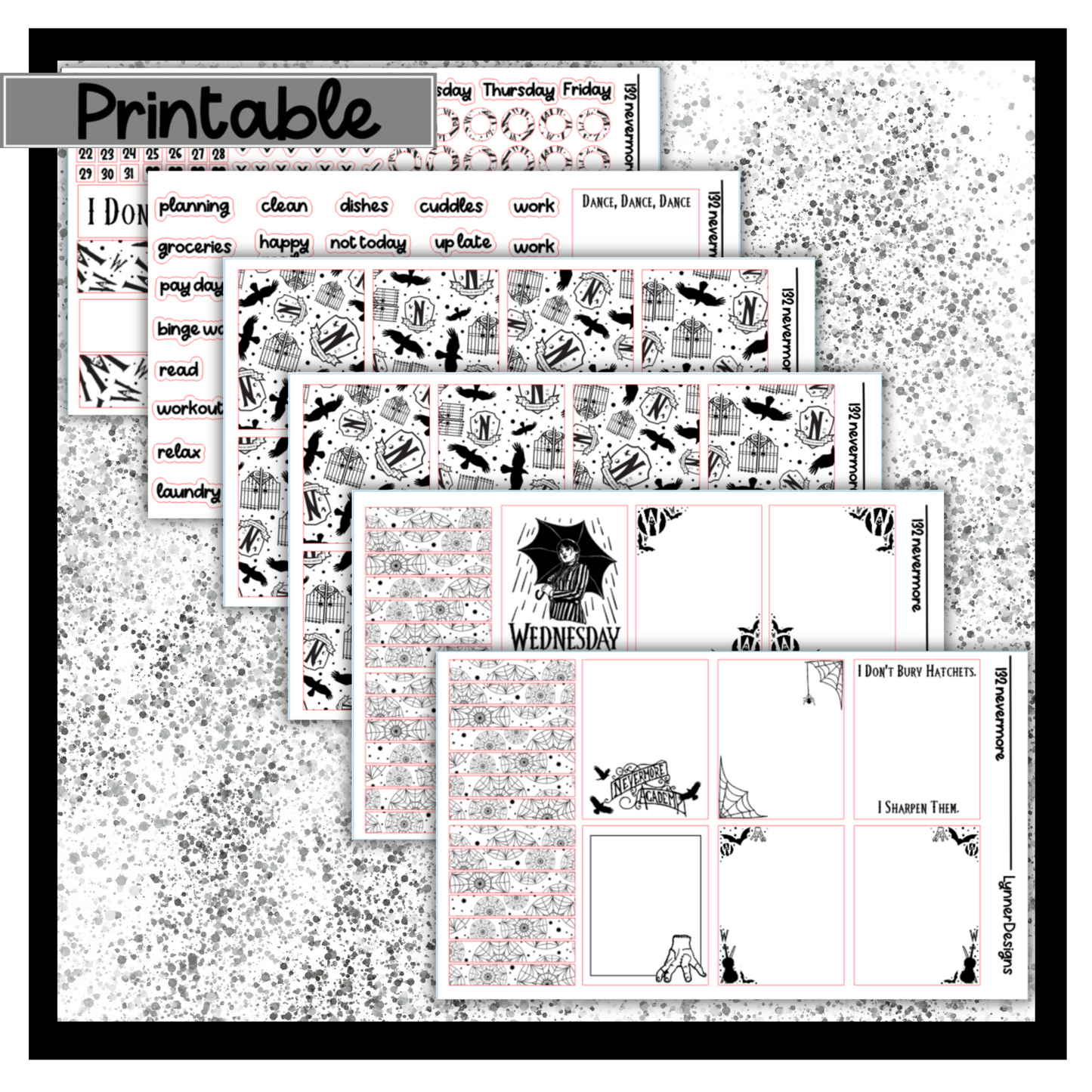 Printable - 132 Nevermore Foil Pack