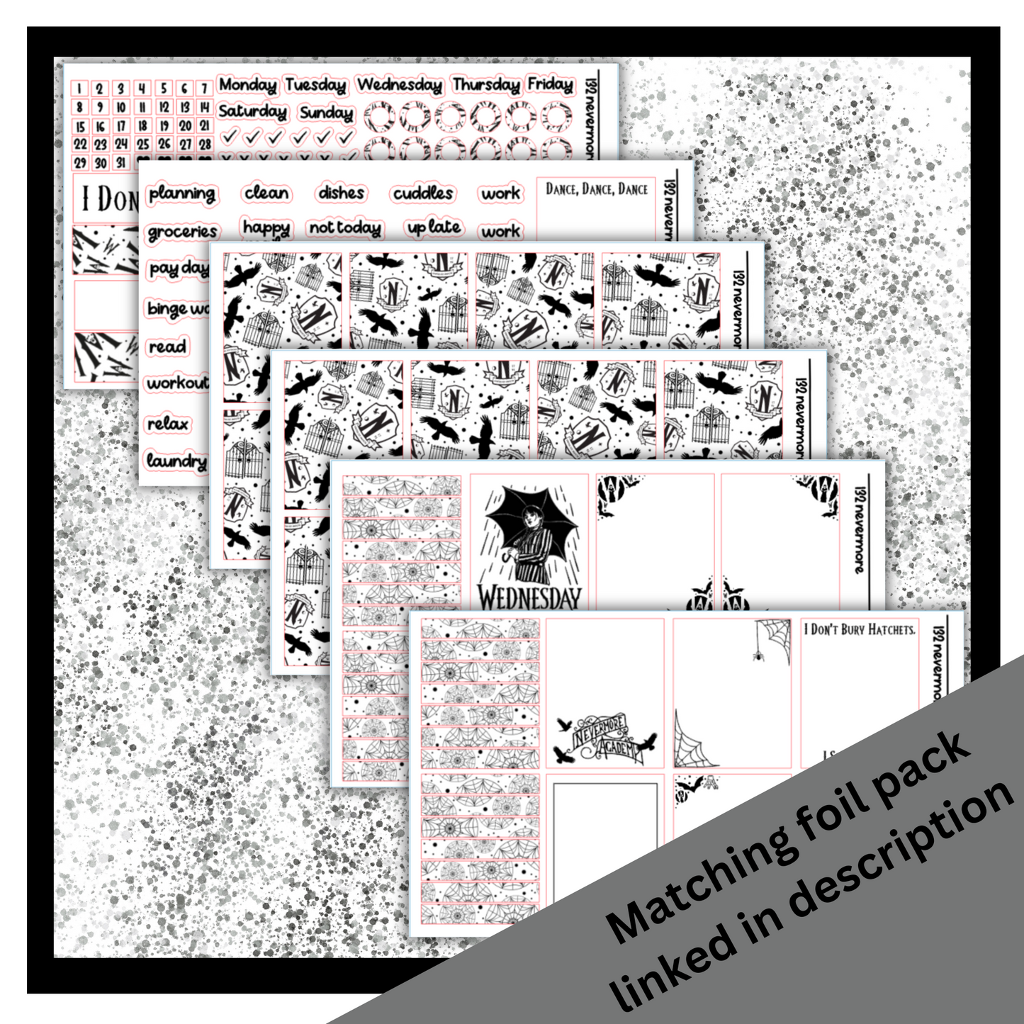 Nevermore - Vertical Weekly Kit