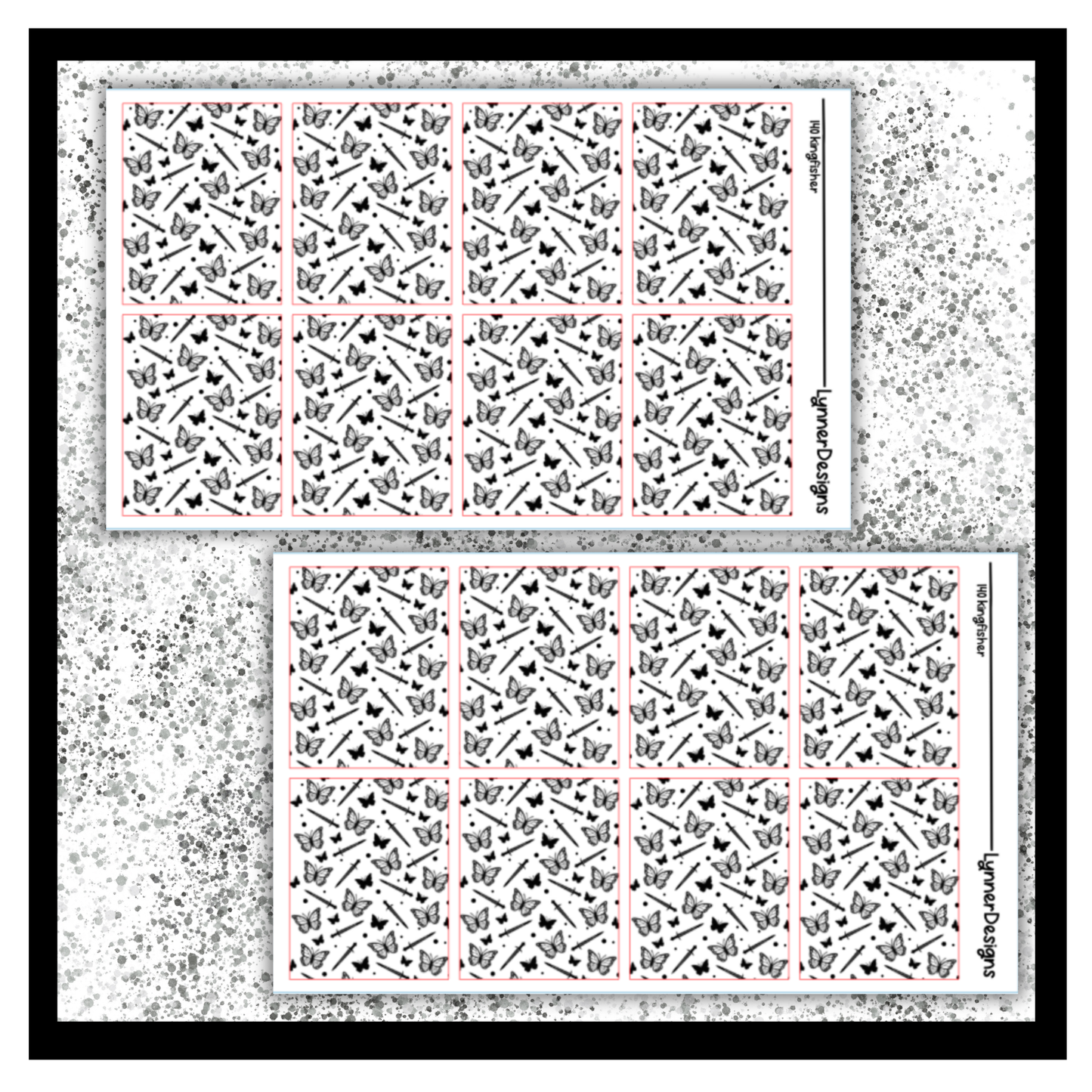 Printable - 140 Kingfisher Foil Pack