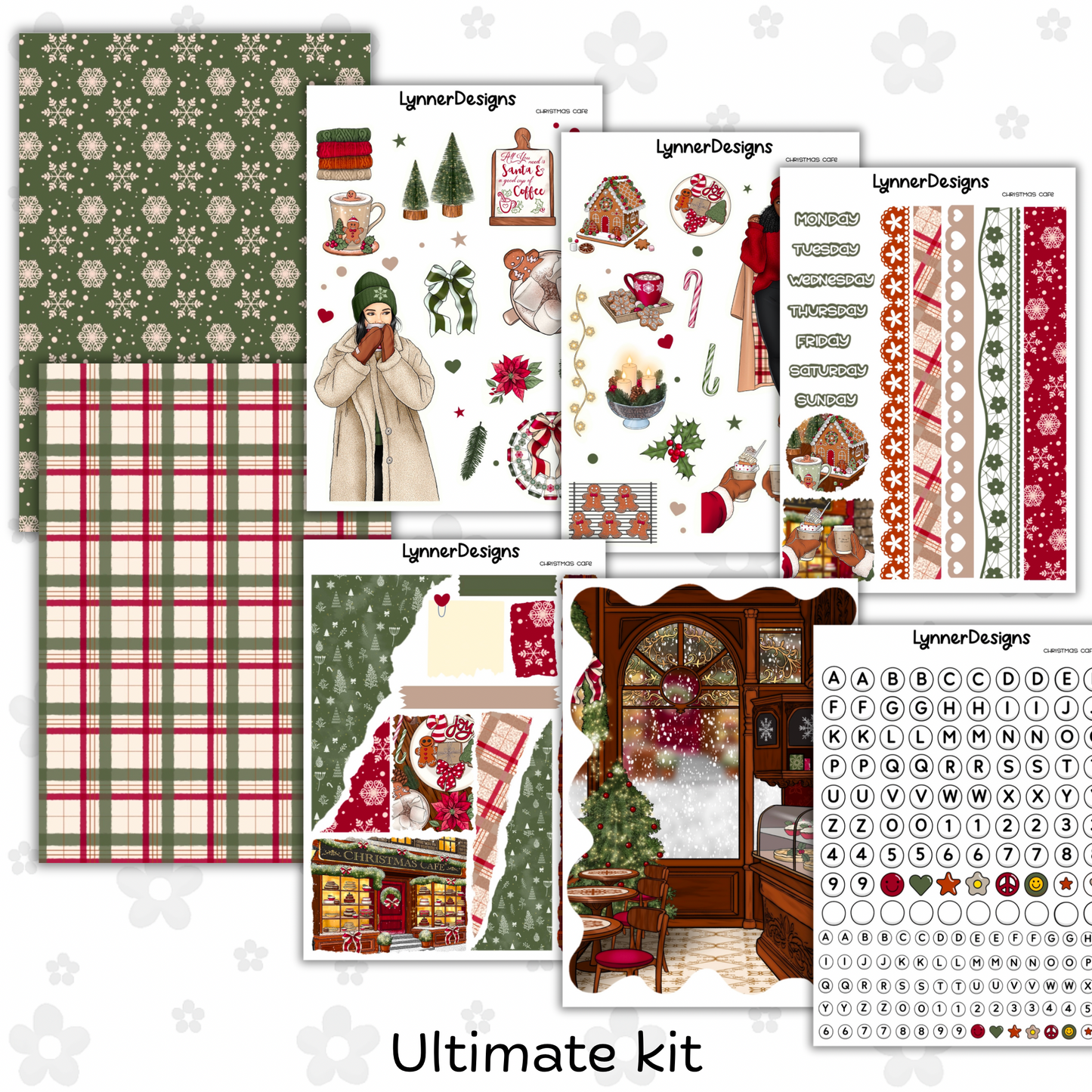Journaling Kit - Christmas Cafe