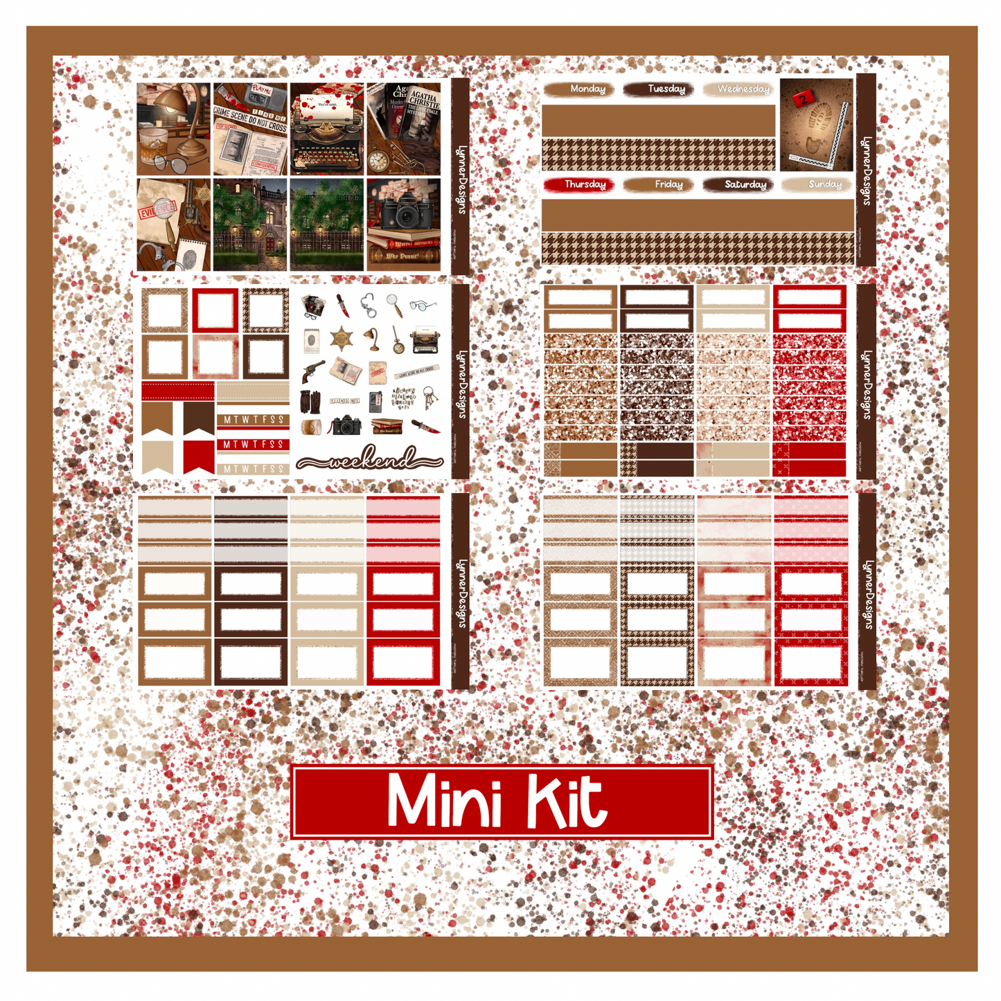 Mystery Thriller - Vertical Weekly Kit