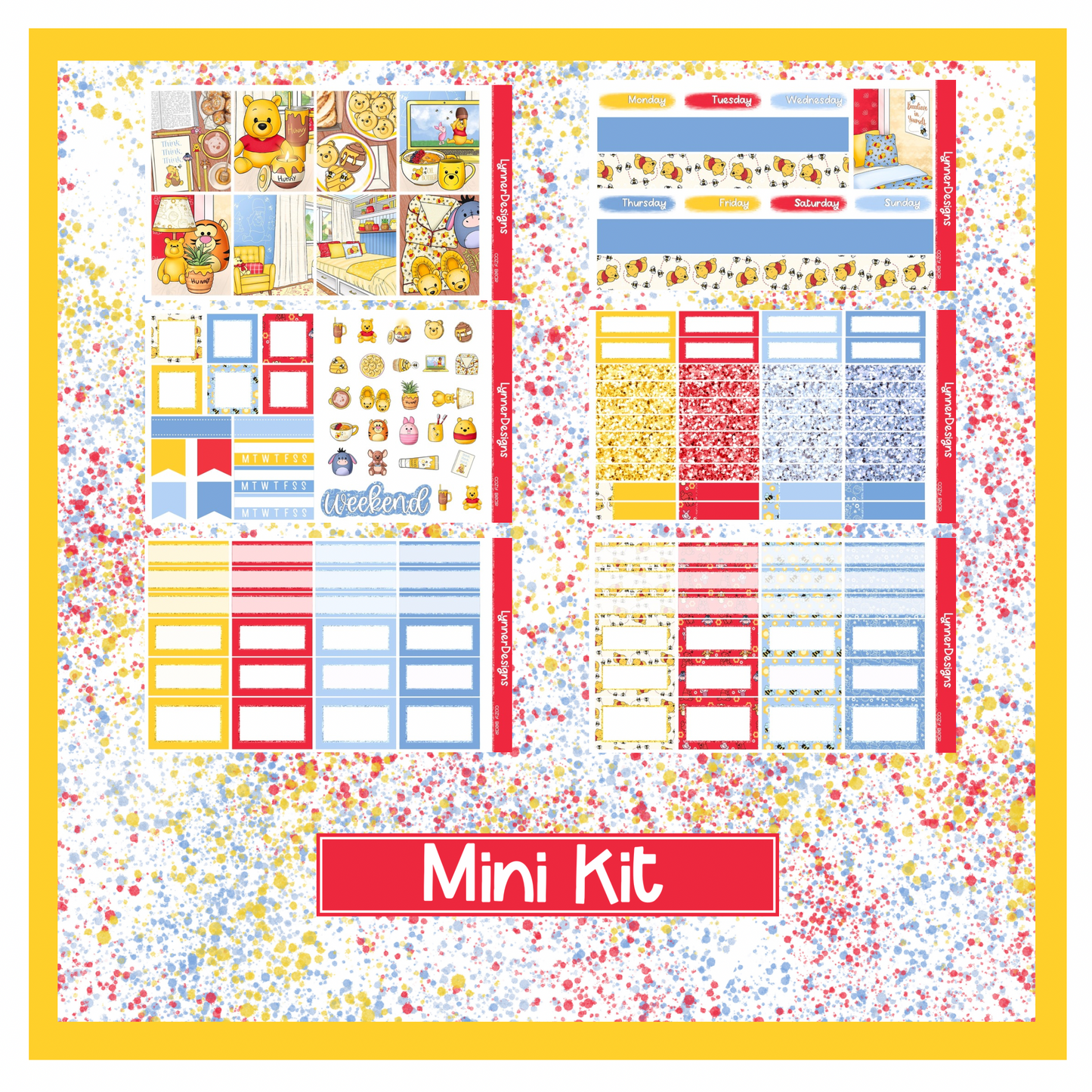 Cozy Bear - Vertical Weekly Kit